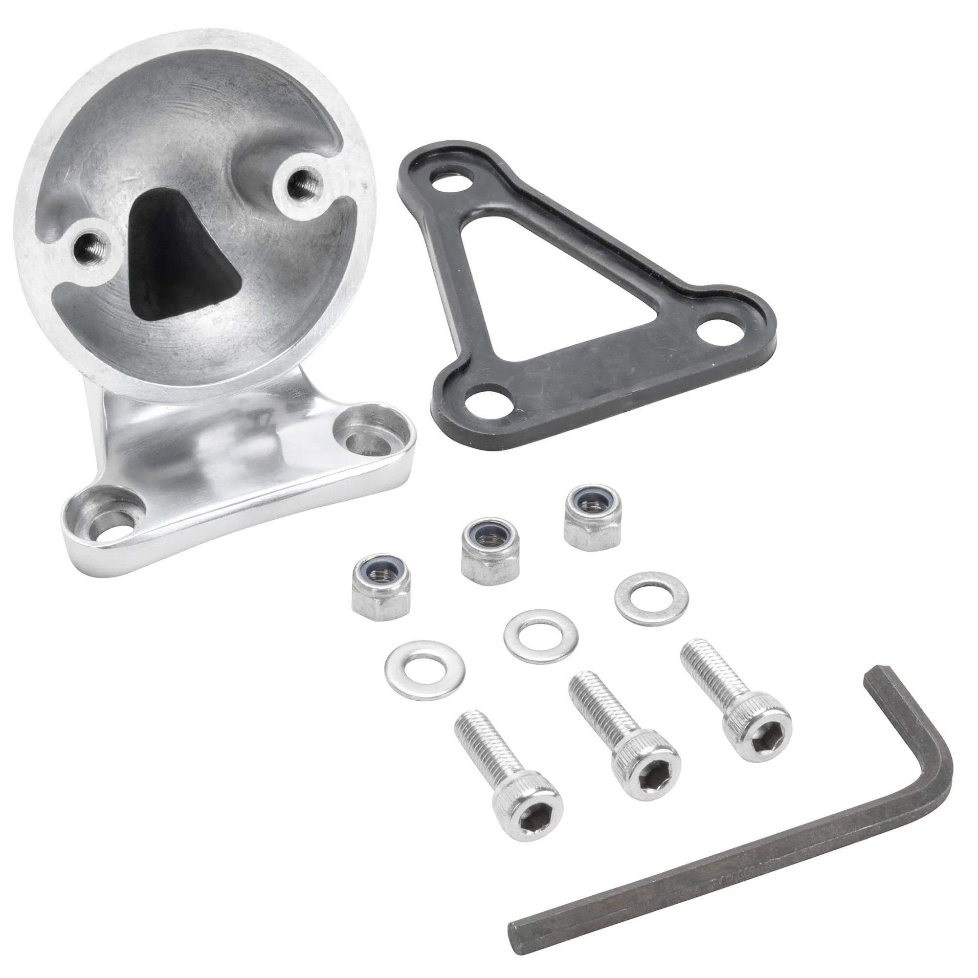 Motone Tail Light Adapter - Polished Aluminum - Image 2