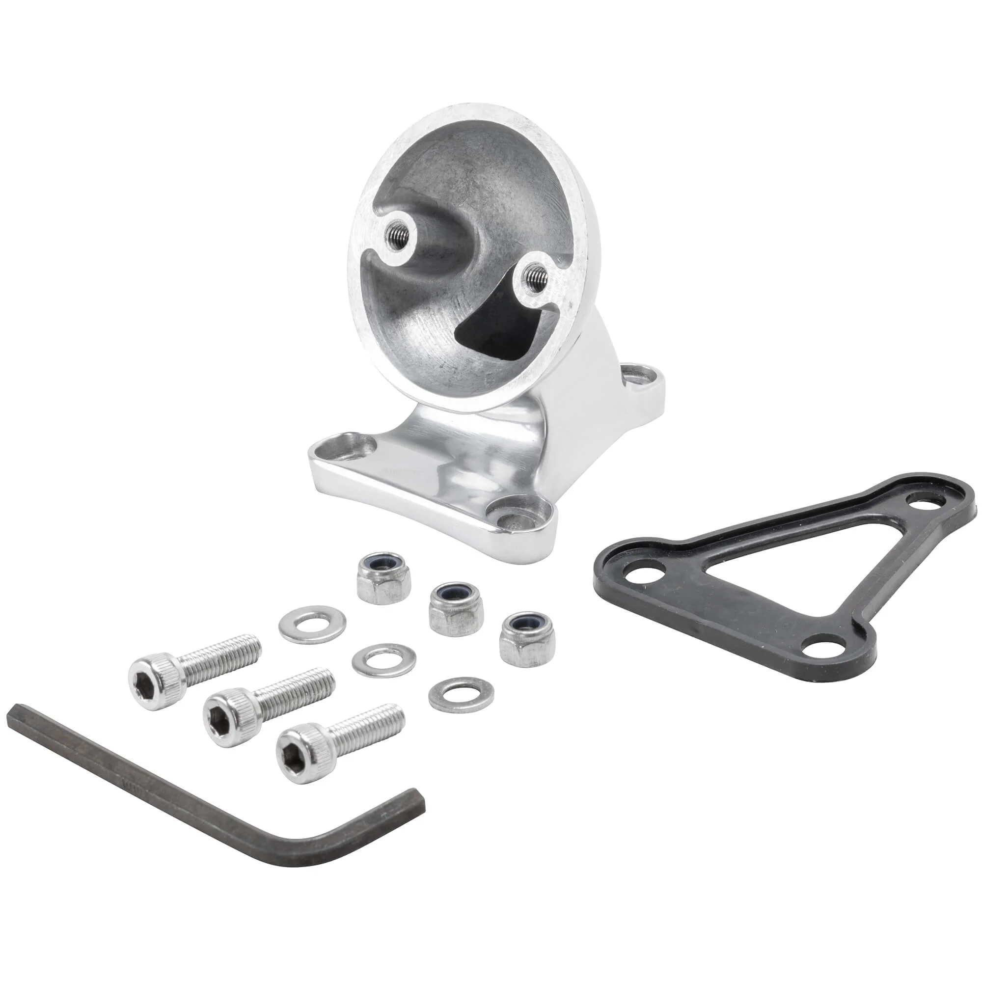 Motone Tail Light Adapter - Polished Aluminum - Image 3