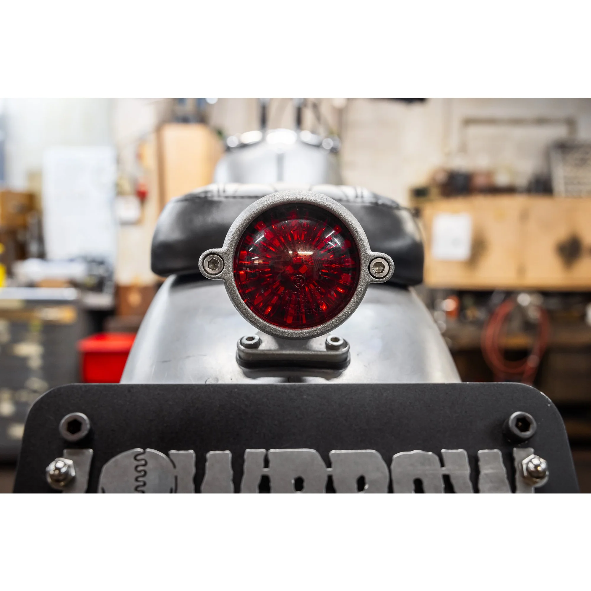 Motone Tail Light Adapter - Shot Blasted Aluminum - Image 4