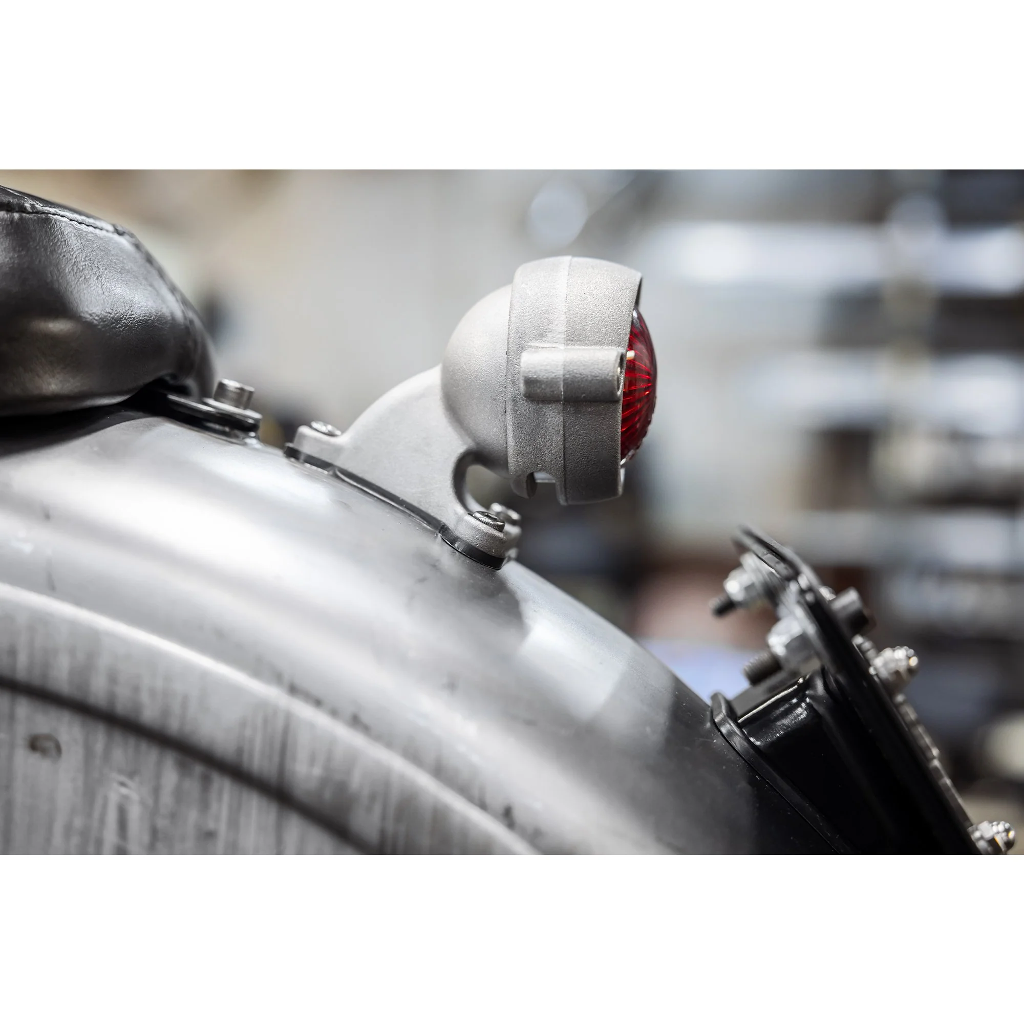Motone Tail Light Adapter - Shot Blasted Aluminum - Image 5