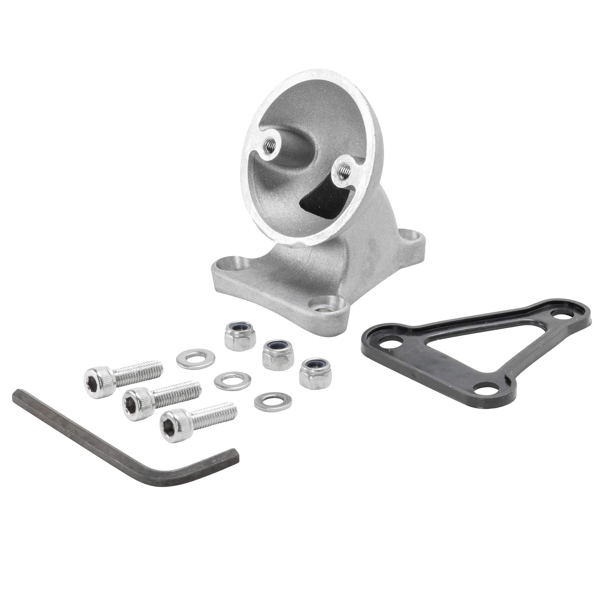 Motone Tail Light Adapter - Shot Blasted Aluminum - Image 7