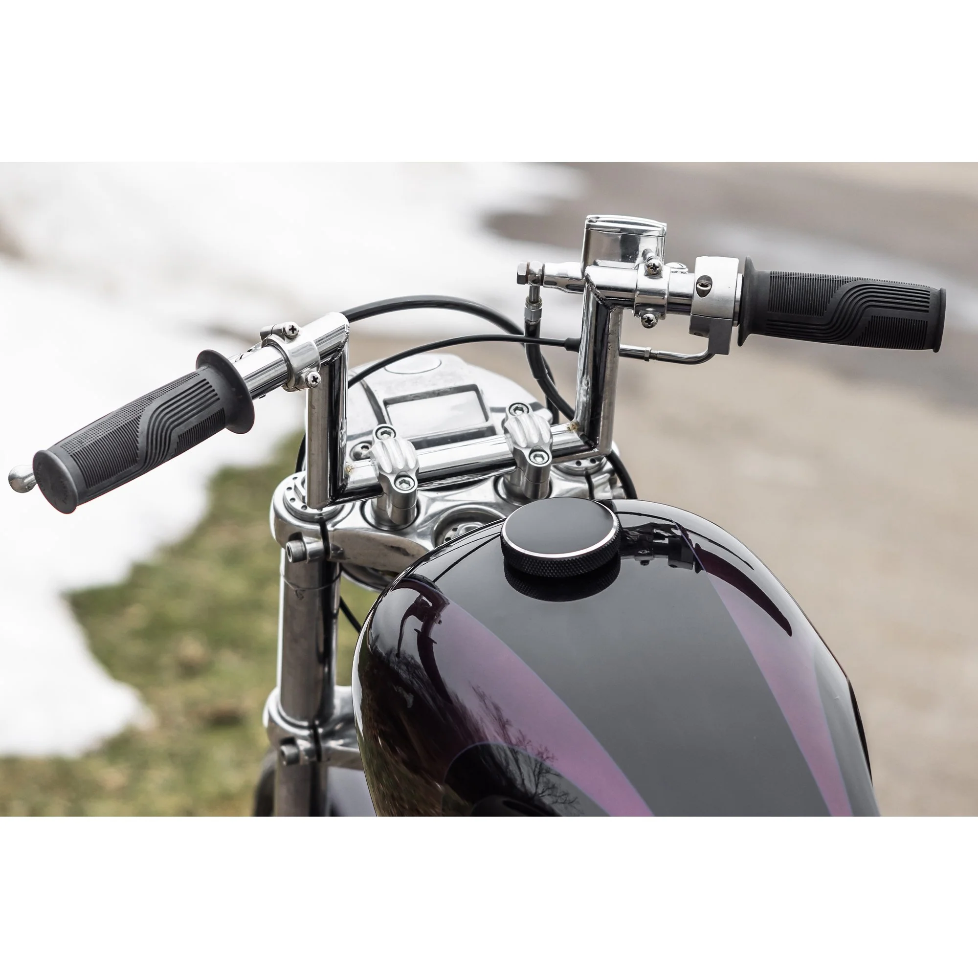 Screw-In Billet Gas Cap for 1996 & later Harley-Davidson - Vented - Black - Image 8
