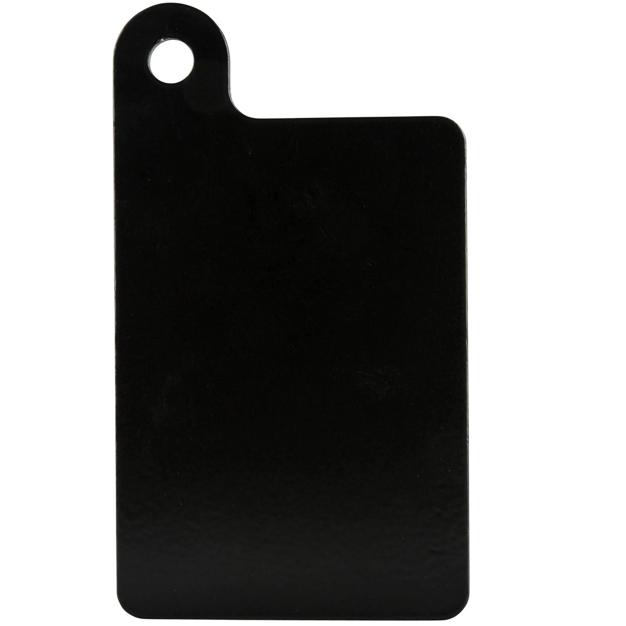 Motorcycle Inspection Sticker Mounting Plate 4.25 x 3 inches - Black Aluminum - Image 2