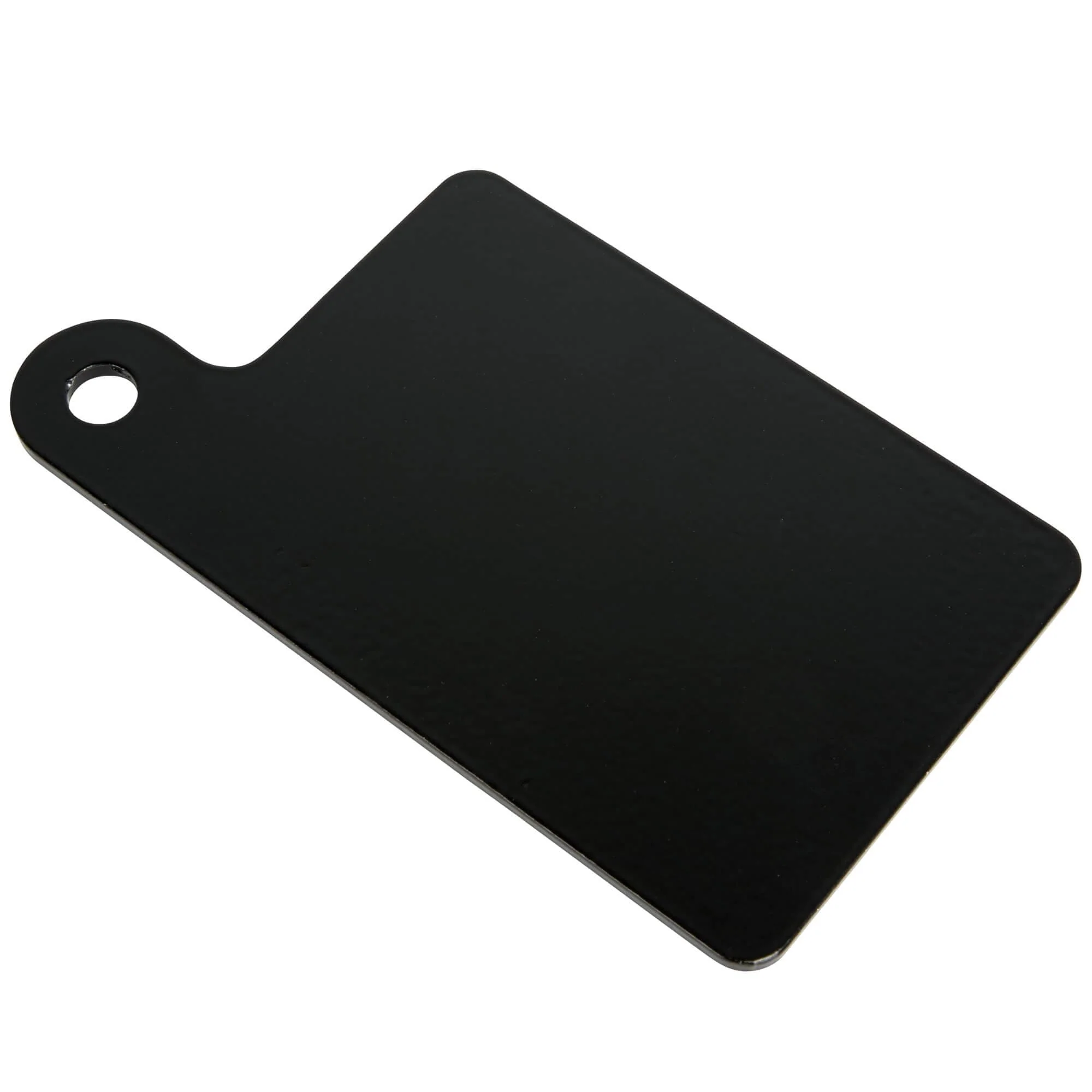 Motorcycle Inspection Sticker Mounting Plate 4.25 x 3 inches - Black Aluminum - Image 3
