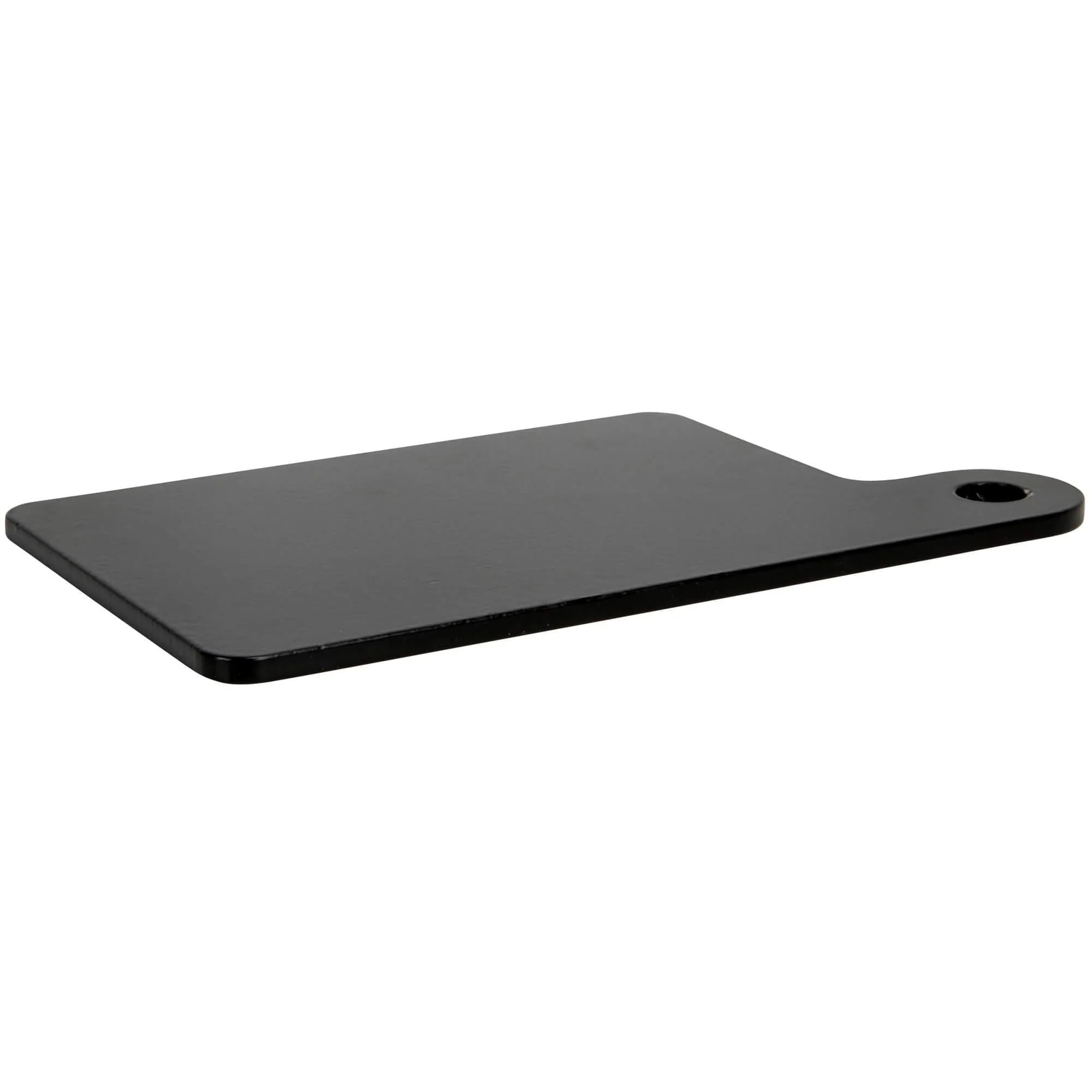 Motorcycle Inspection Sticker Mounting Plate 4.25 x 3 inches - Black Aluminum - Image 4
