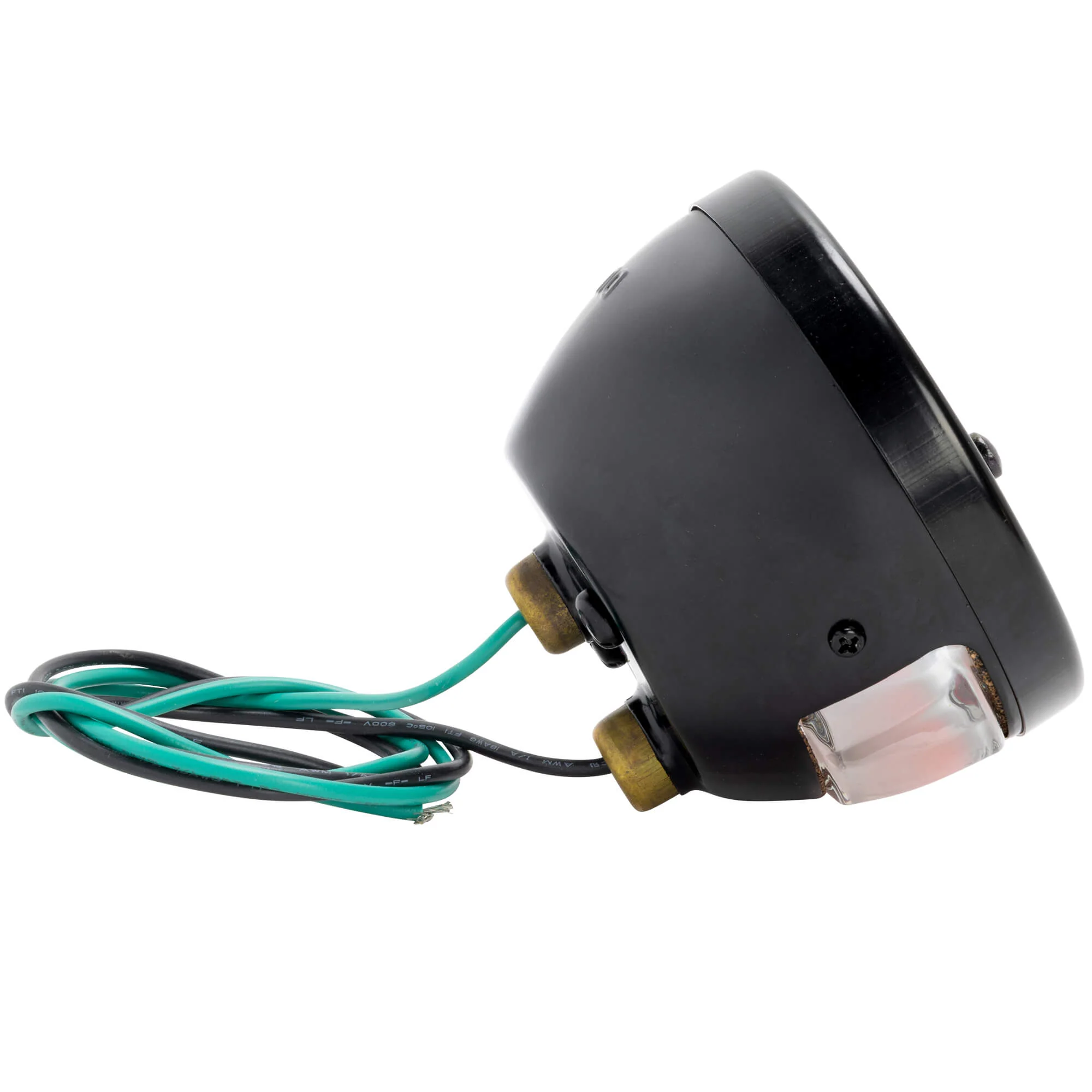 1928 - 1932 Black Out Ford Duolamp - Red/Yellow Lens - Model A stainless steel Tail Light for your bobber or chopper - Image 2