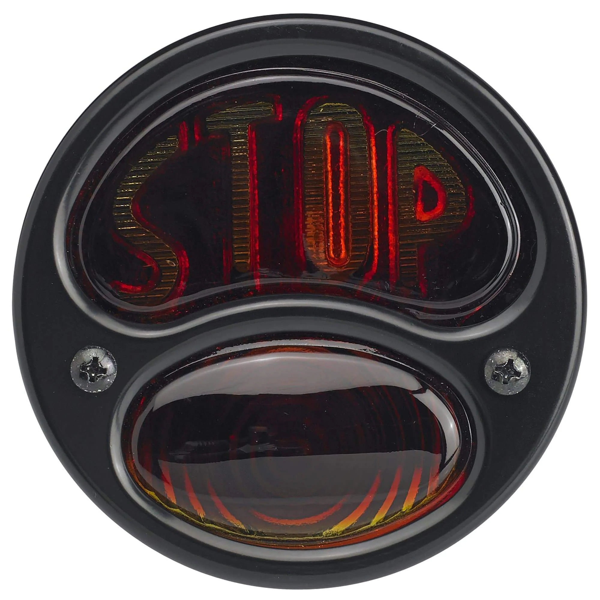 1928 - 1932 Black Out Ford Duolamp -Stop Lens- Model A stainless steel Tail Light - Image 2