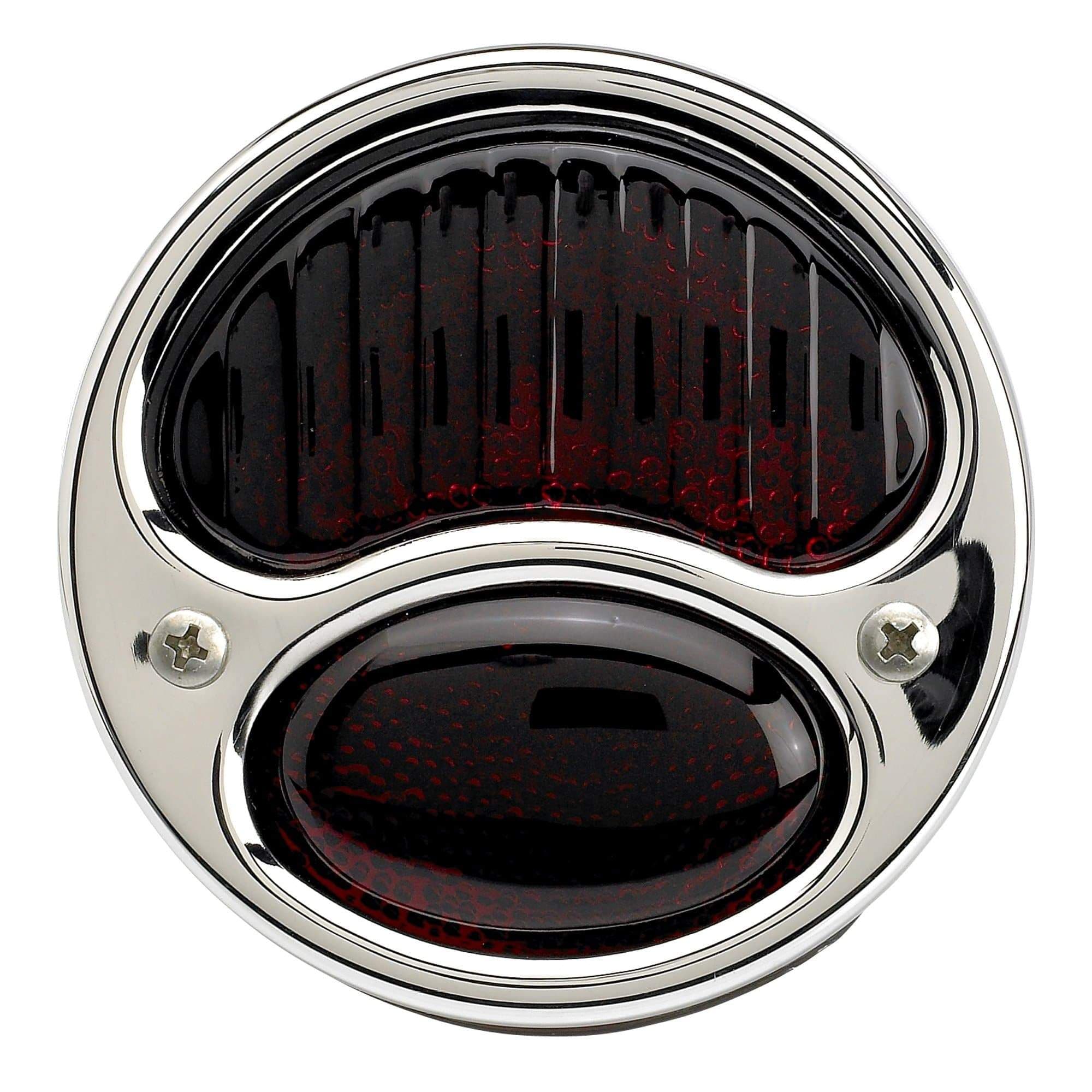 1928 - 1932 Ford Duolamp - Original Red Lens - Model A stainless steel Tail Light - Image 2
