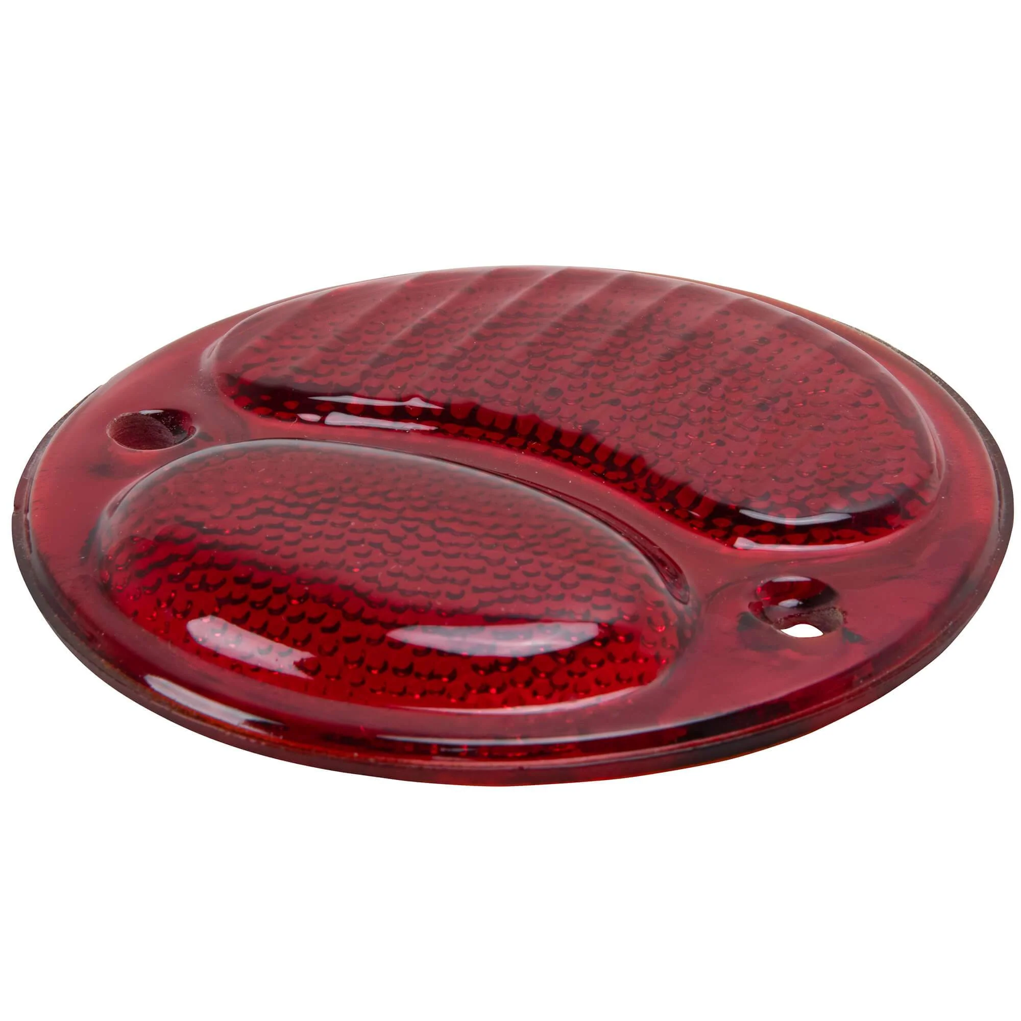 1928 - 1932 Ford Duolamp Tail Light Replacement Glass Lens - Red - Image 4
