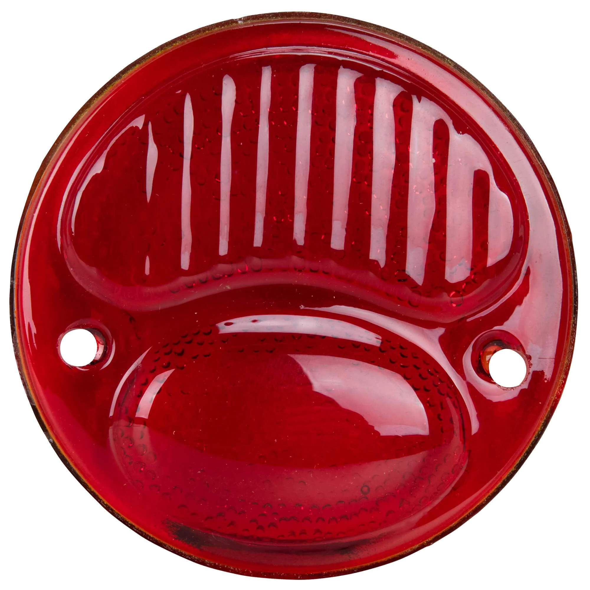 1928 - 1932 Ford Duolamp Tail Light Replacement Glass Lens - Red - Image 6