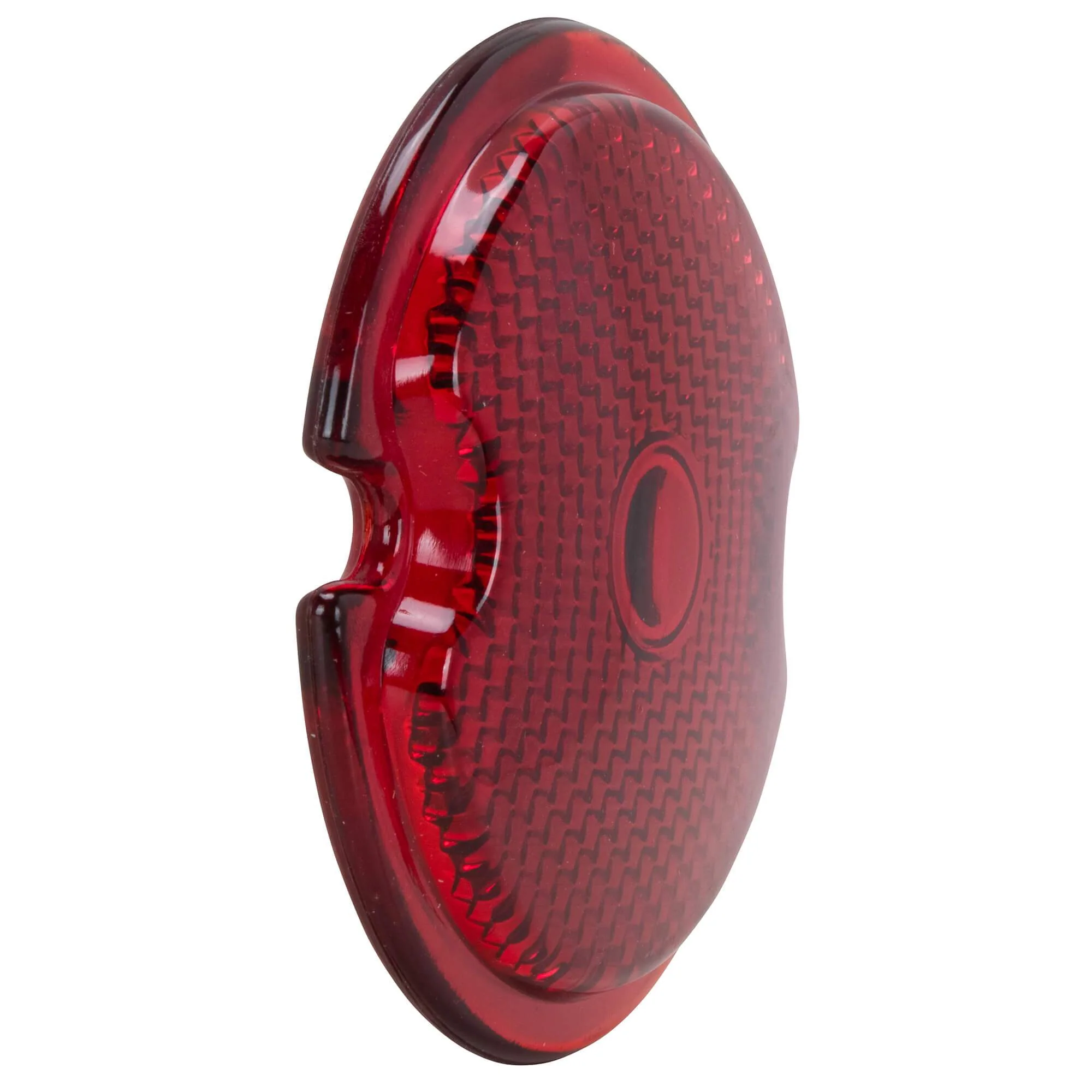 1933 - 1936 Ford Duolamp Tail Light Replacement Glass Lens - Red