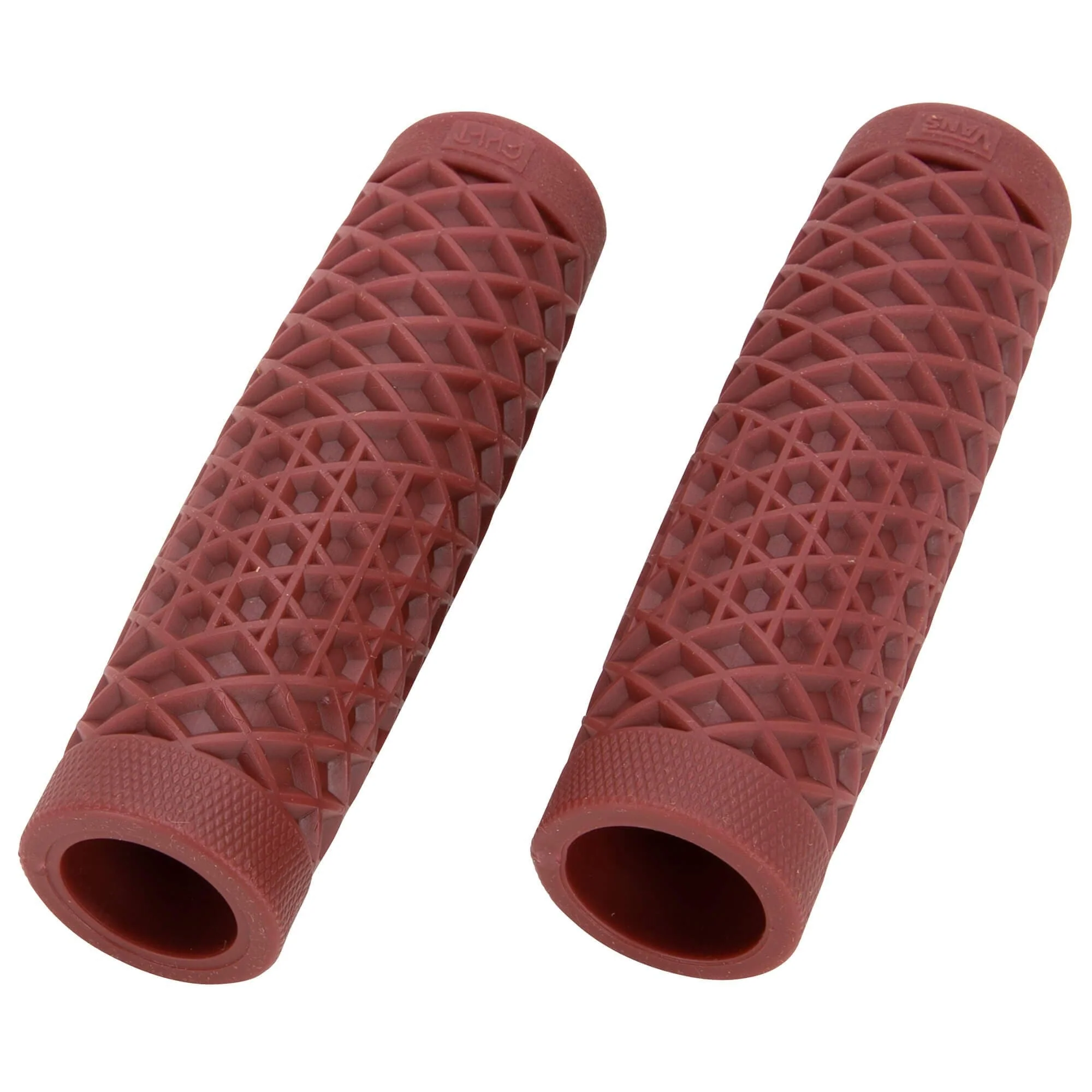 Vans/Cult V-Twin Motorcycle Grips by ODI - Oxblood - 1 inch - Image 2