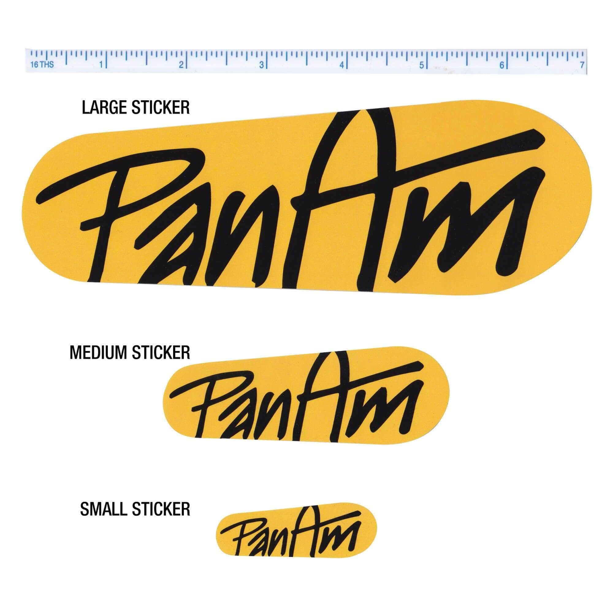 Logo Sticker - Yellow / Black - Large - Image 2