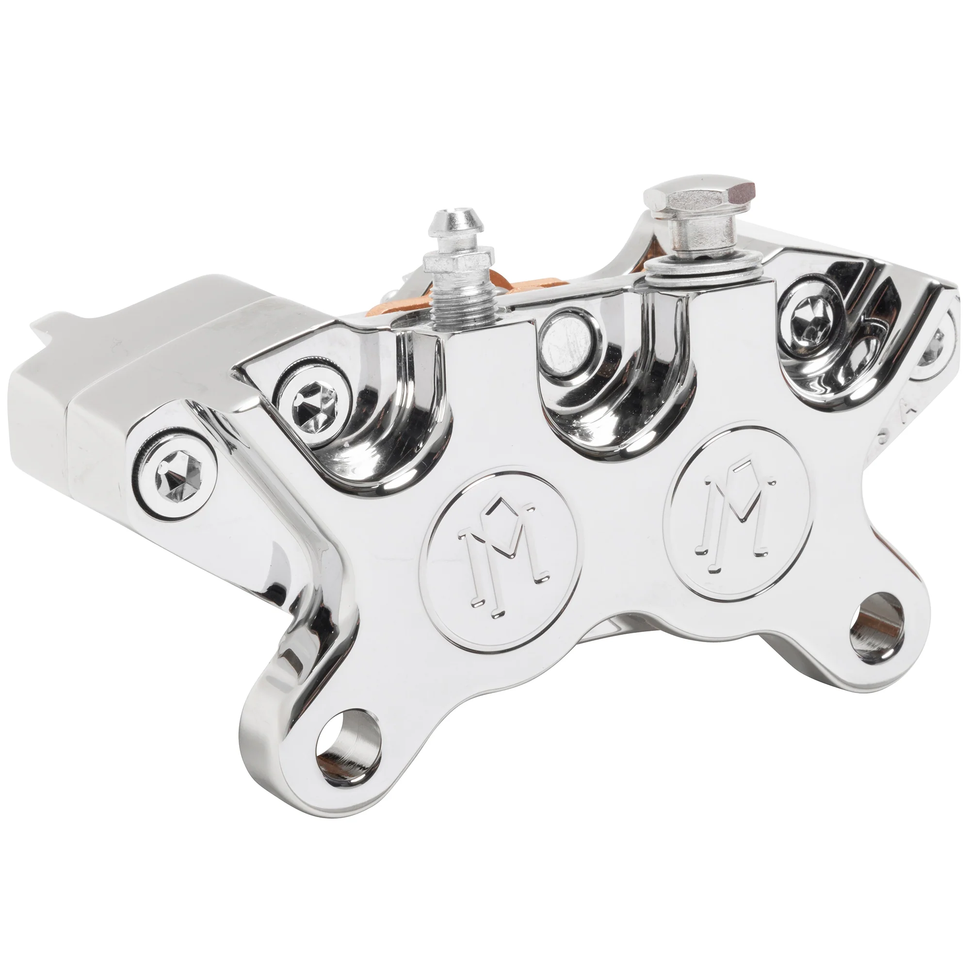 Performance Machine Classic 4 Piston Brake Caliper - Chrome - Image 2