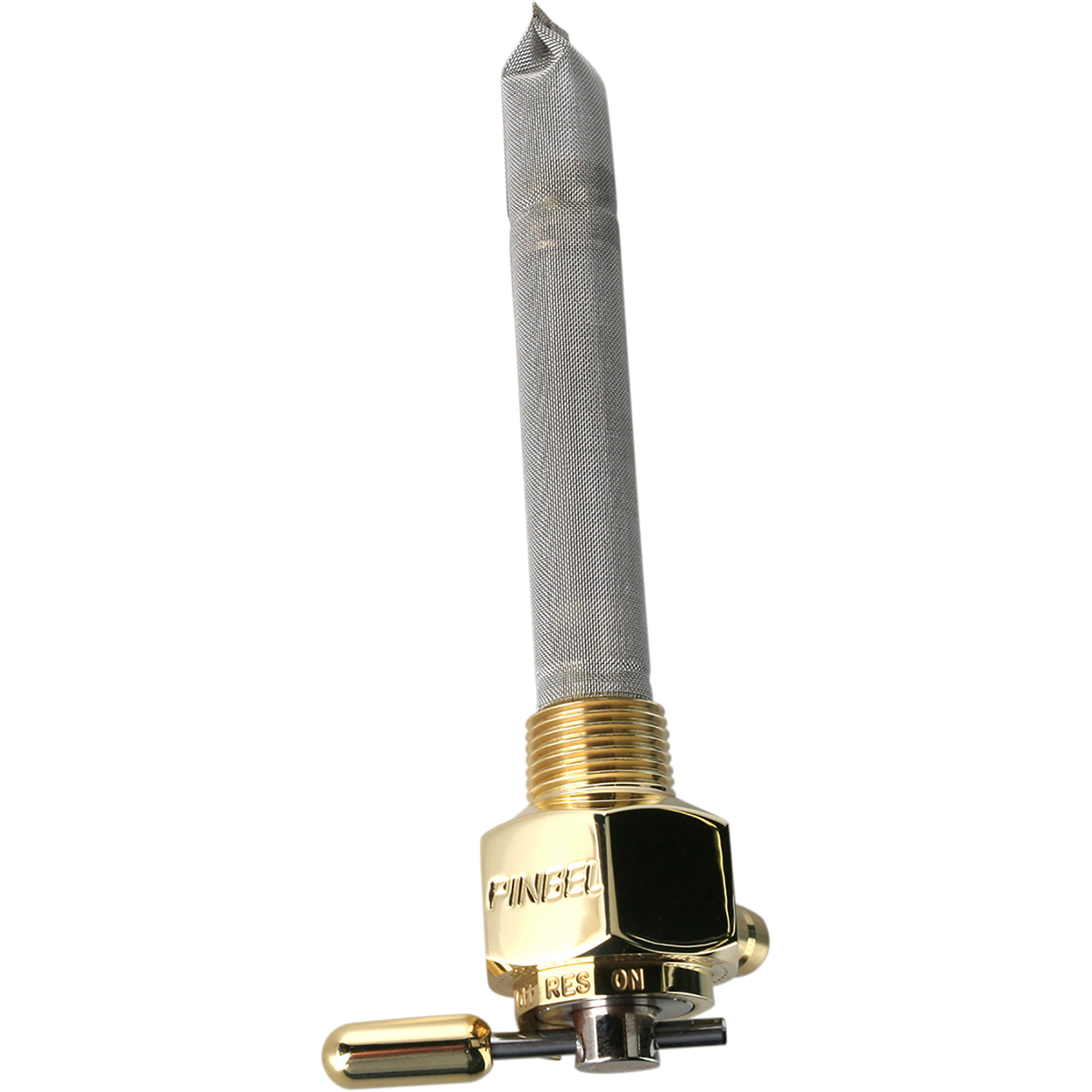 3/8 inch NPT Power-Flo Petcock - Hex Body - Brass - Inward