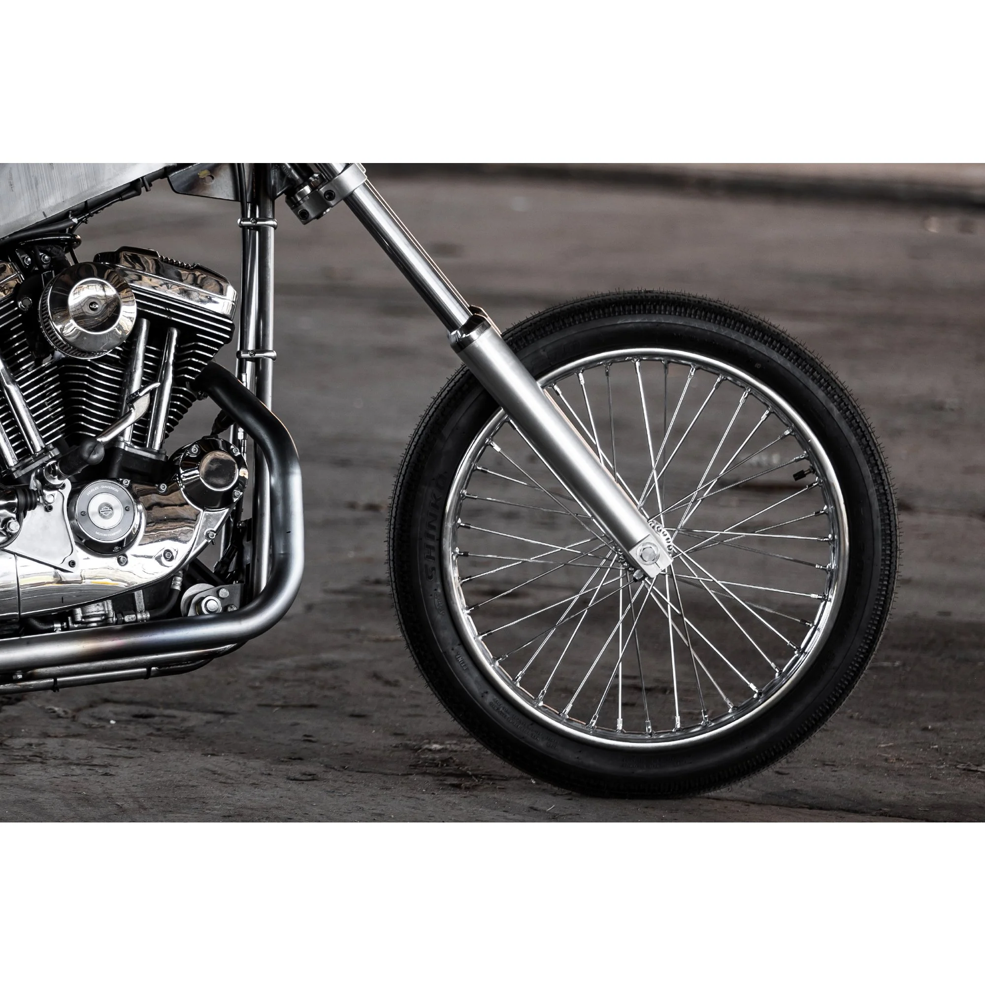 Premium 39mm Chrome Fork Seal Covers - Chrome - Harley-Davidson OEM #46002-87 - Image 11