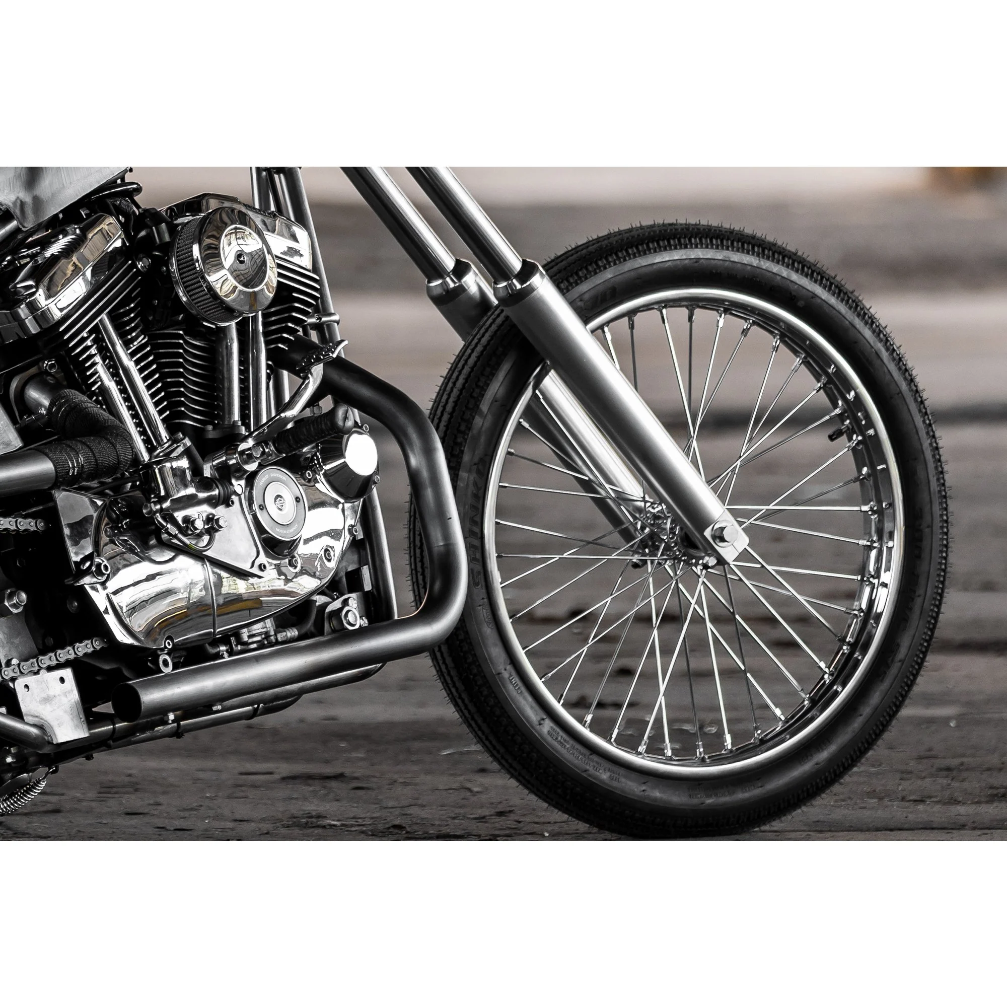 Premium 39mm Chrome Fork Seal Covers - Chrome - Harley-Davidson OEM #46002-87 - Image 9