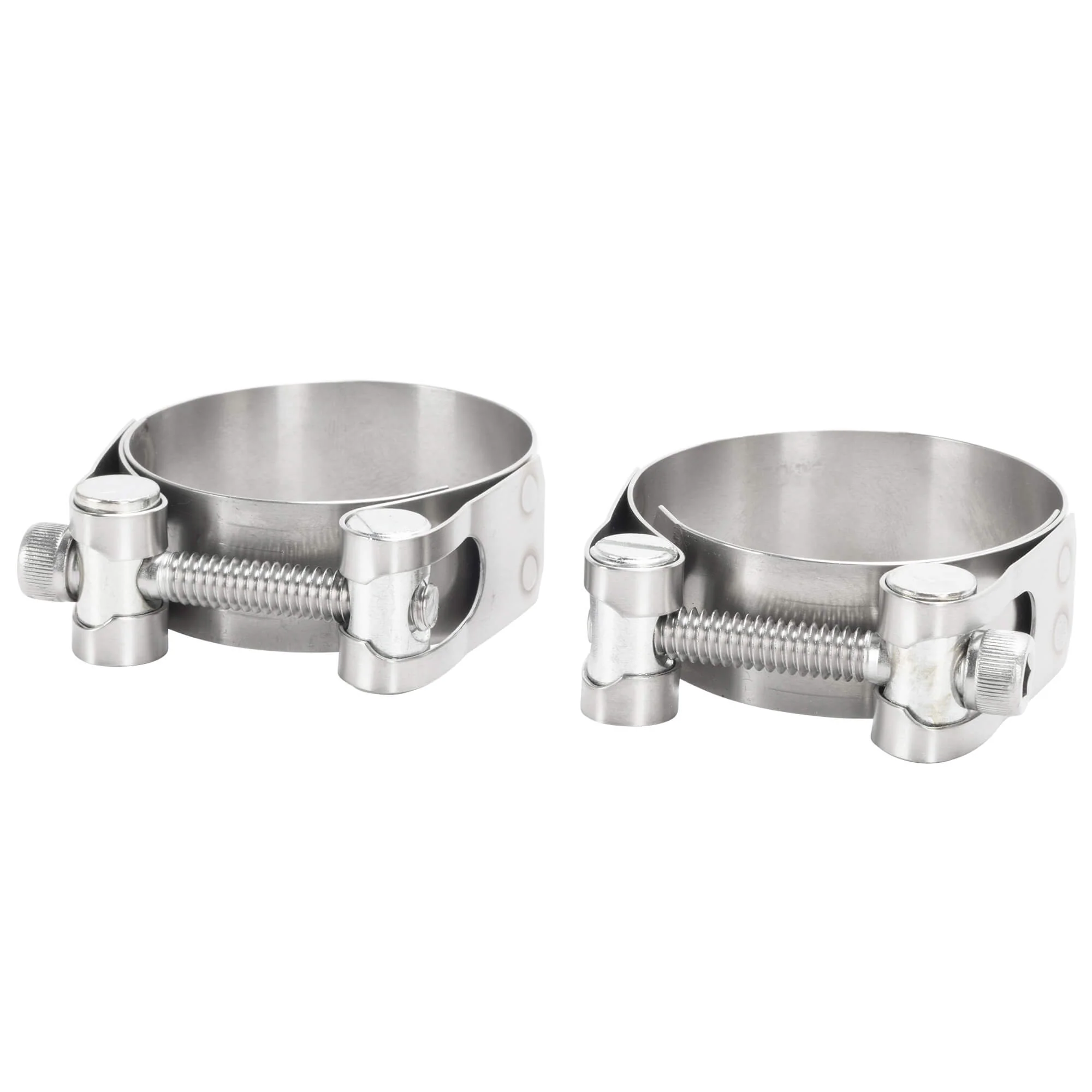 Premium Stainless Steel Exhaust Clamps 1957-1985 Harley-Davidson Ironhead Sportster - Image 3
