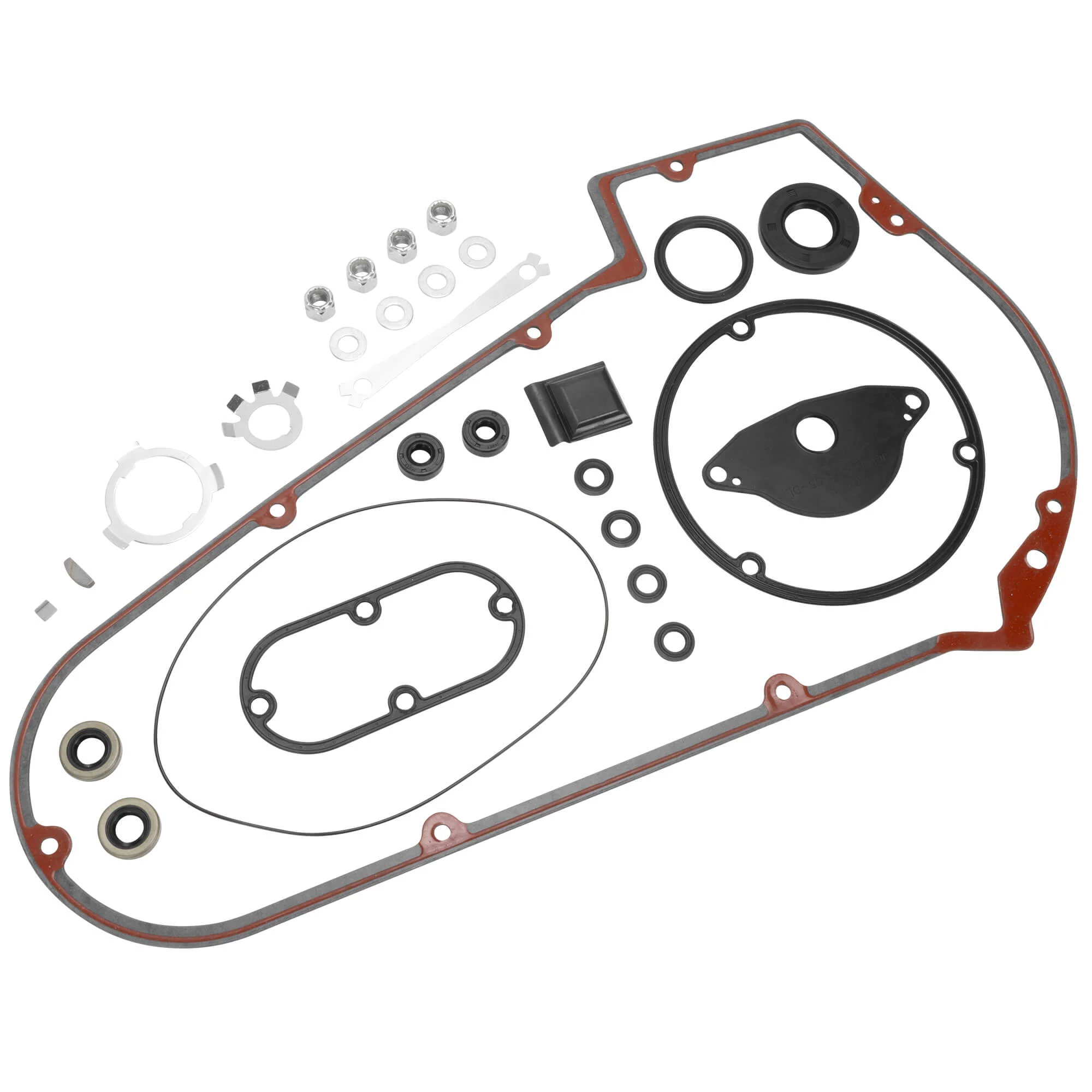 Primary Cover & Inspection Cover Gasket Kit 8-Hole Primary Cover 1970-1982 Harley-Davidson Shovelhead - Image 2