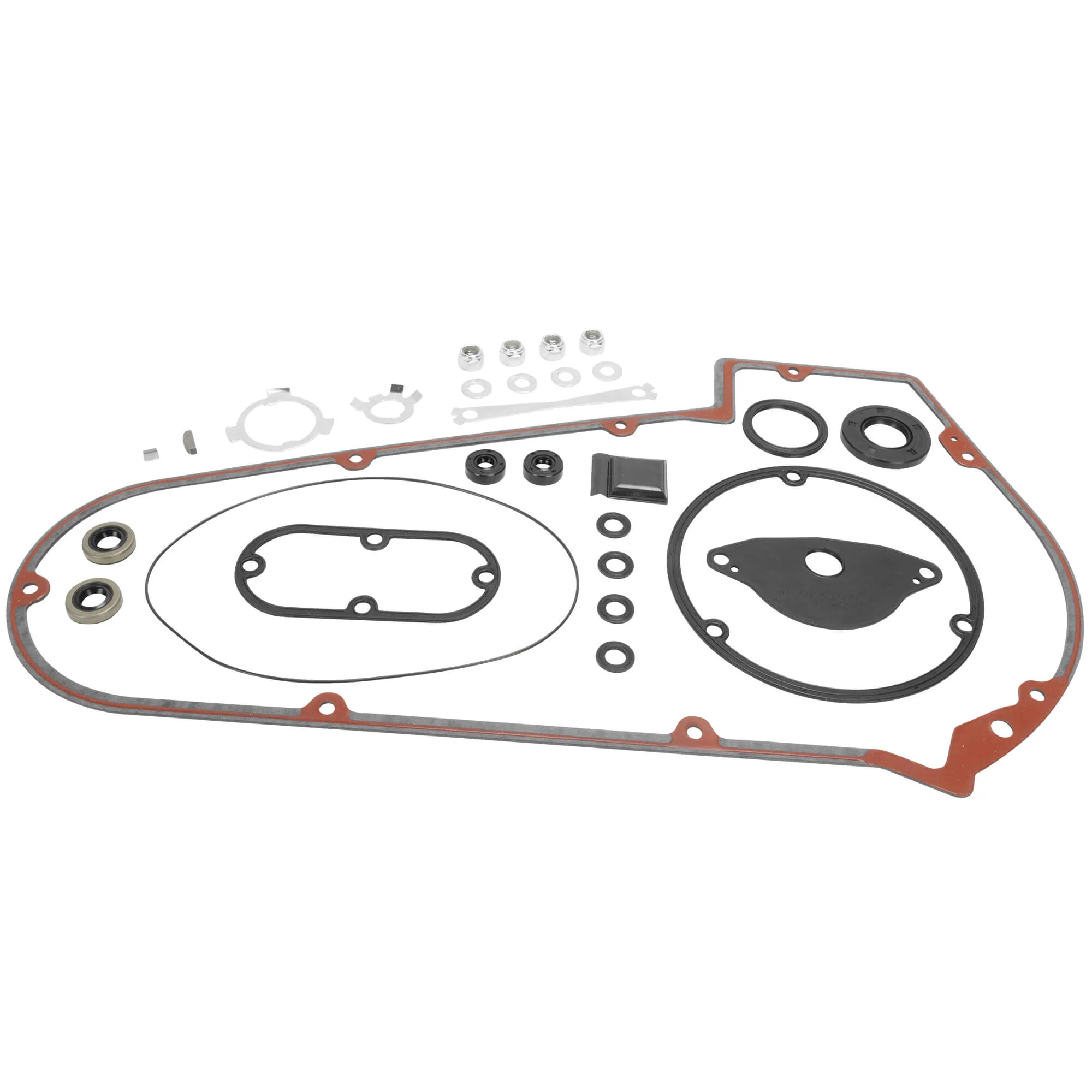 Primary Cover & Inspection Cover Gasket Kit 8-Hole Primary Cover 1970-1982 Harley-Davidson Shovelhead - Image 4
