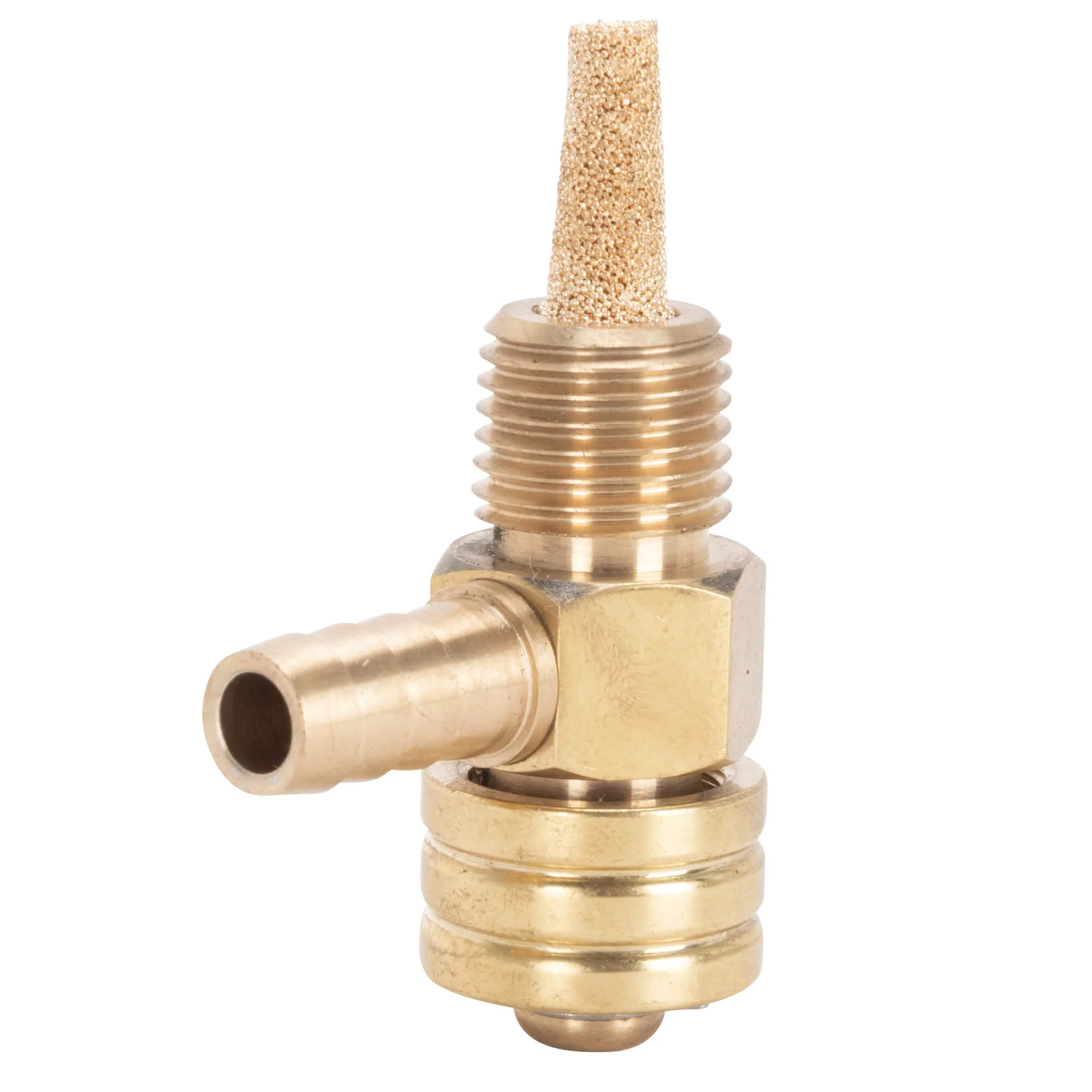 1/4 inch NPT 90 Degree Petcock - Brass - Image 4