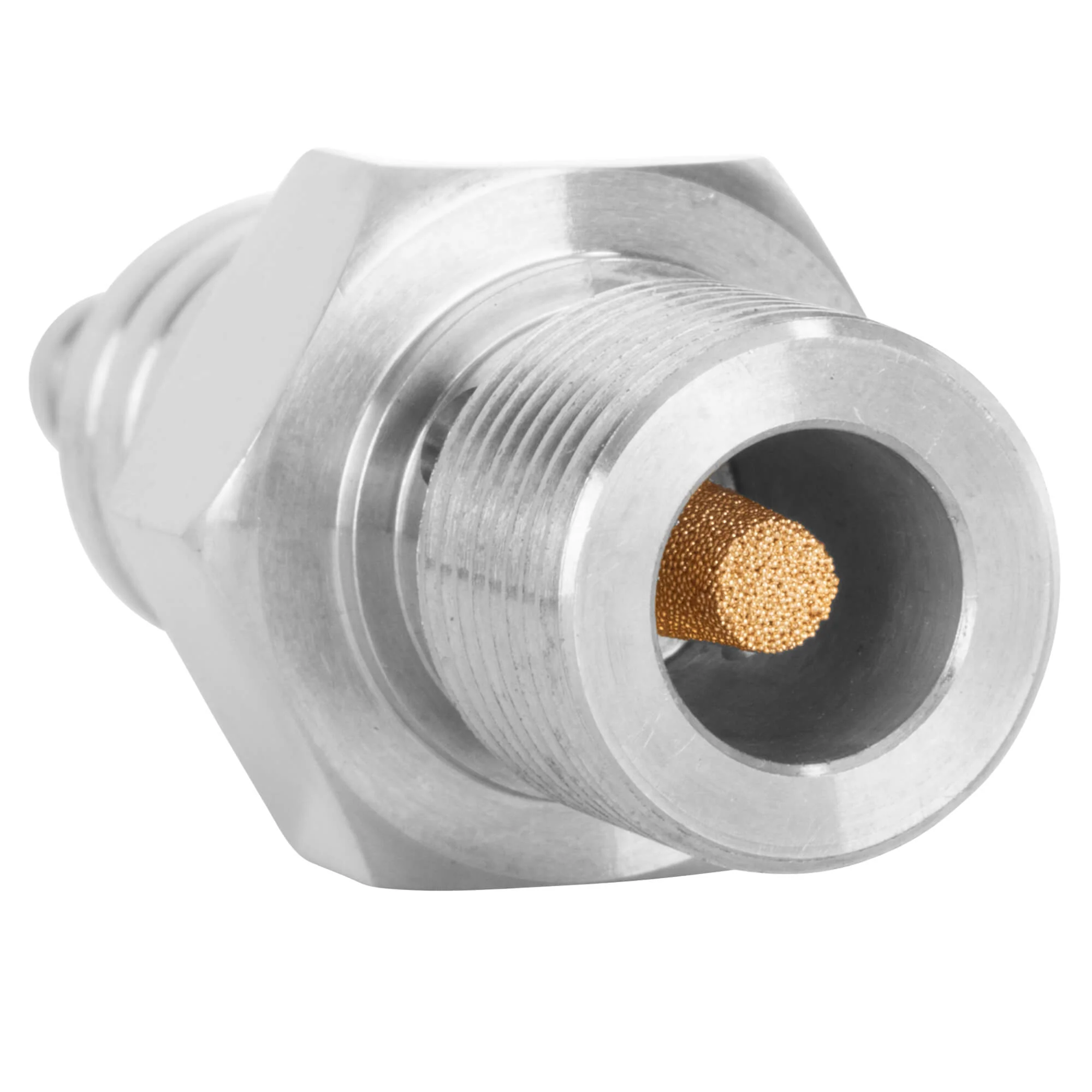3/4"-18 Petcock Fits Early Style Harley-Davidson Tanks - Stainless Steel - Image 5