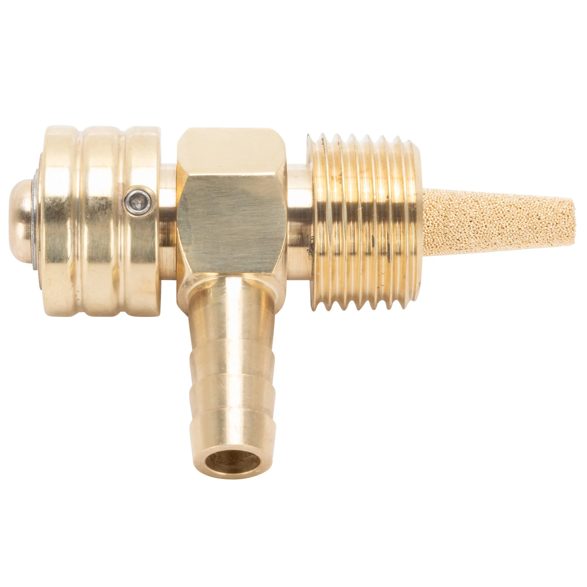 3/8" NPT 90 Degree Petcock - Brass - Image 3