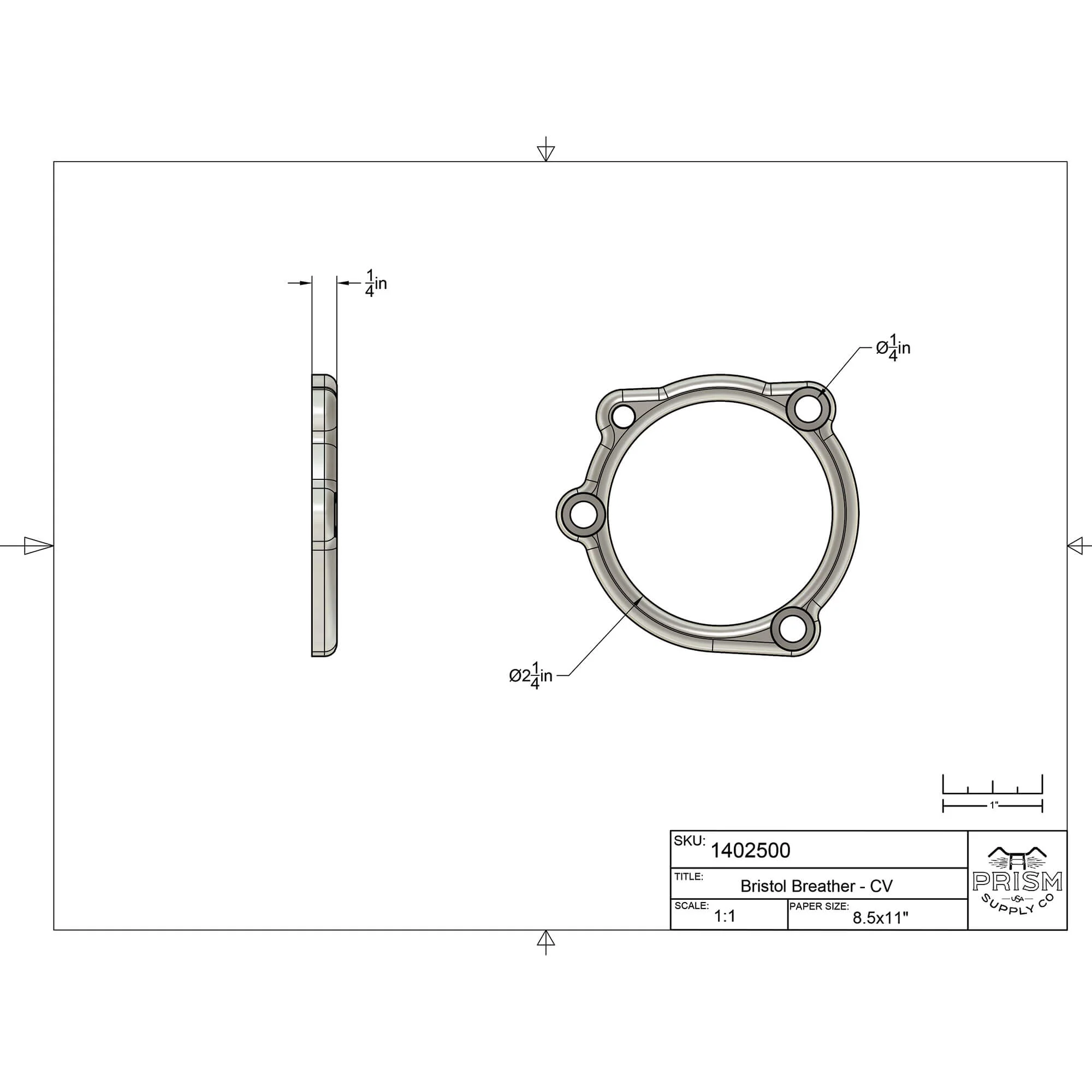 Bristol Breather - CV Carburetor - Tumbled - Image 3