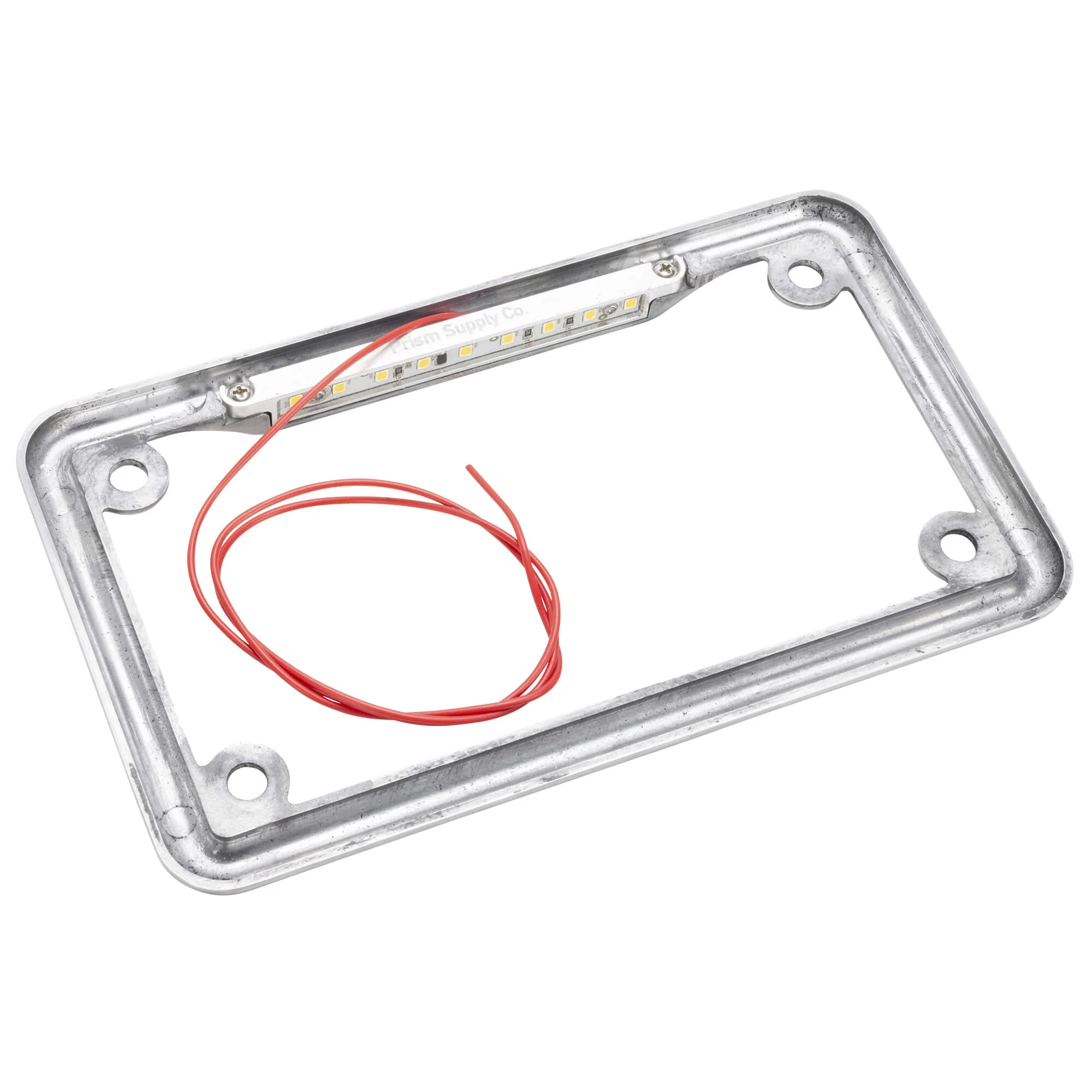 Cast Aluminum LED License Plate Frame - Polished - Image 5