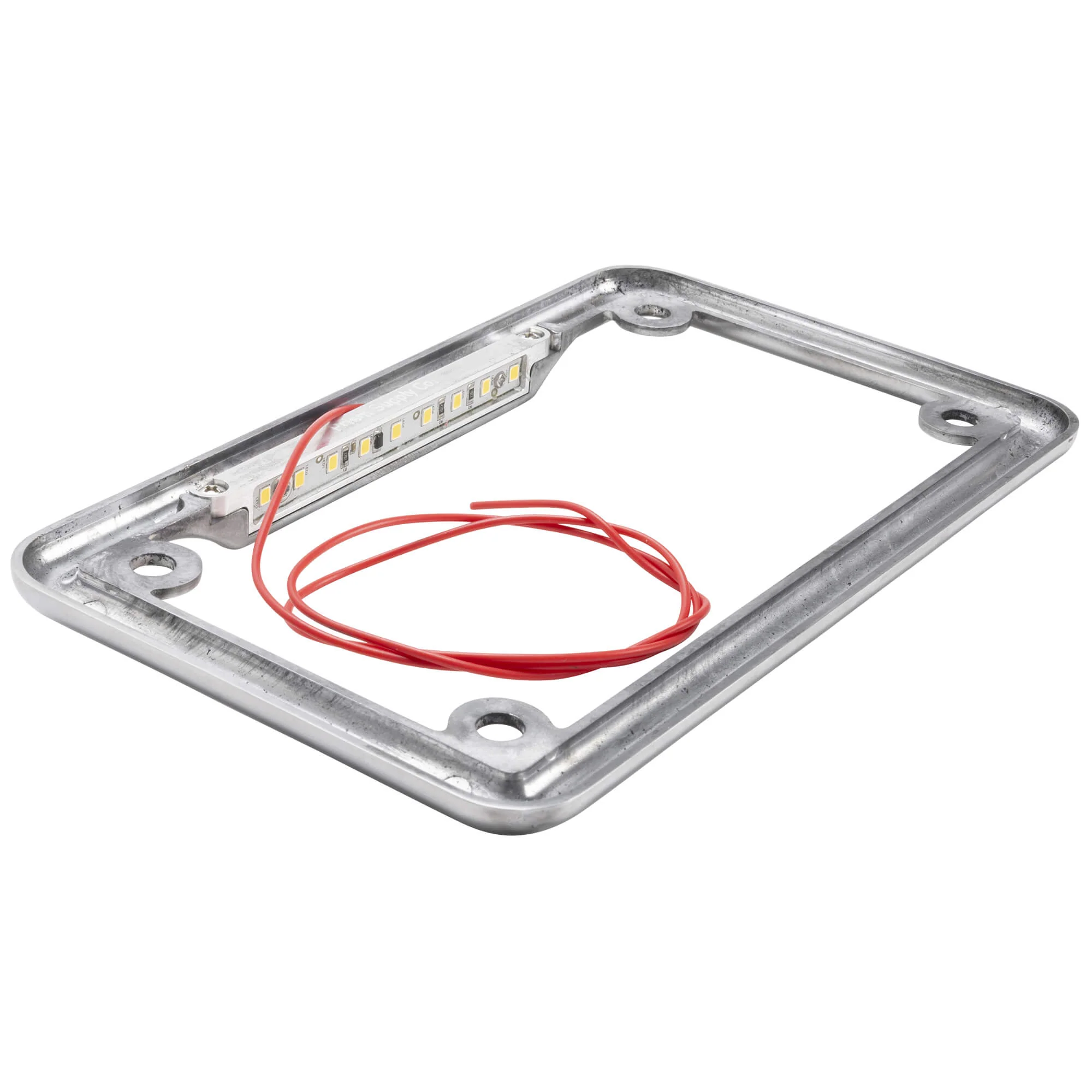 Cast Aluminum LED License Plate Frame - Polished - Image 6