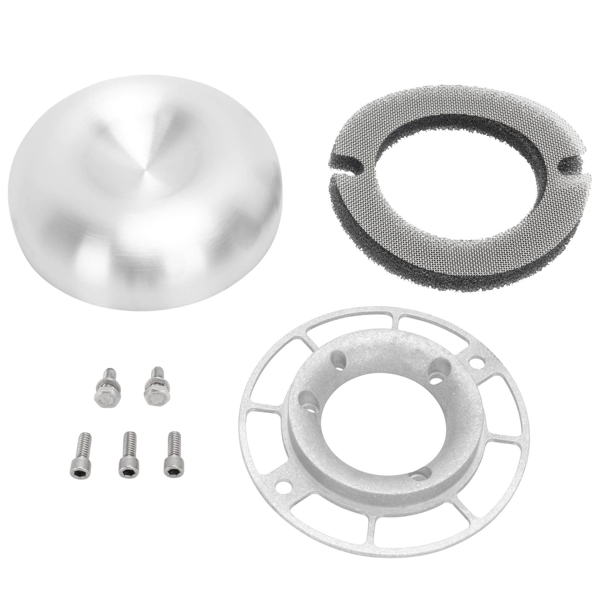 Darlington Air Cleaner - CV Carburetor - Brushed Aluminum - Image 2