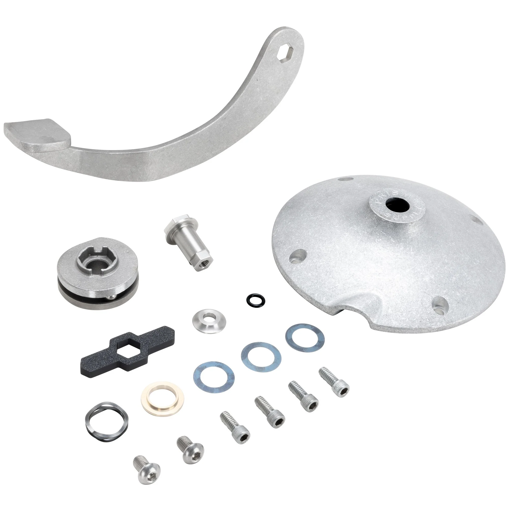Derby Cover Foot Clutch Kit - Tumbled Cover - 1994-2003 Harley-Davidson Sportster - Image 2