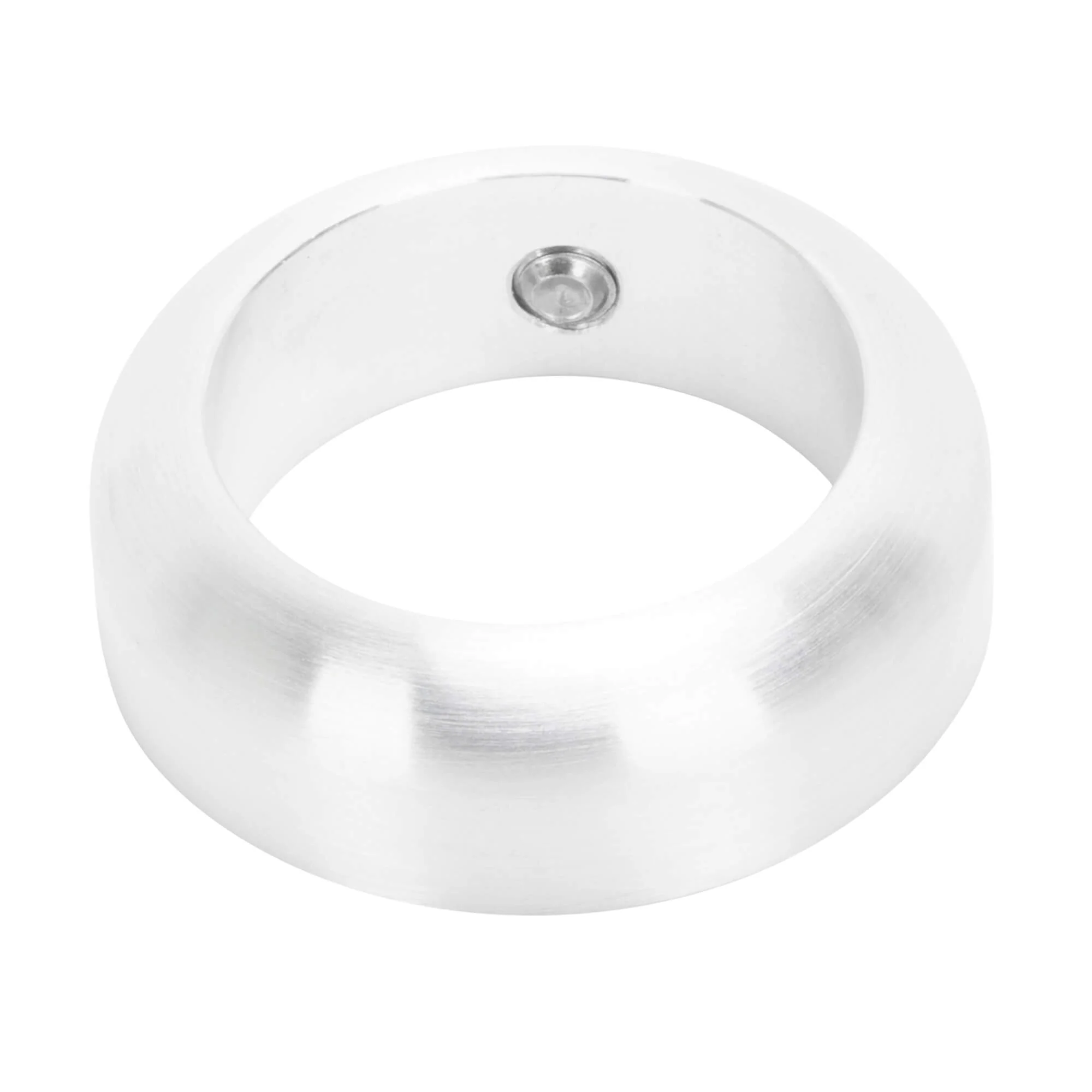 Handlebar 1 inch Grip Collar - Brushed Aluminum