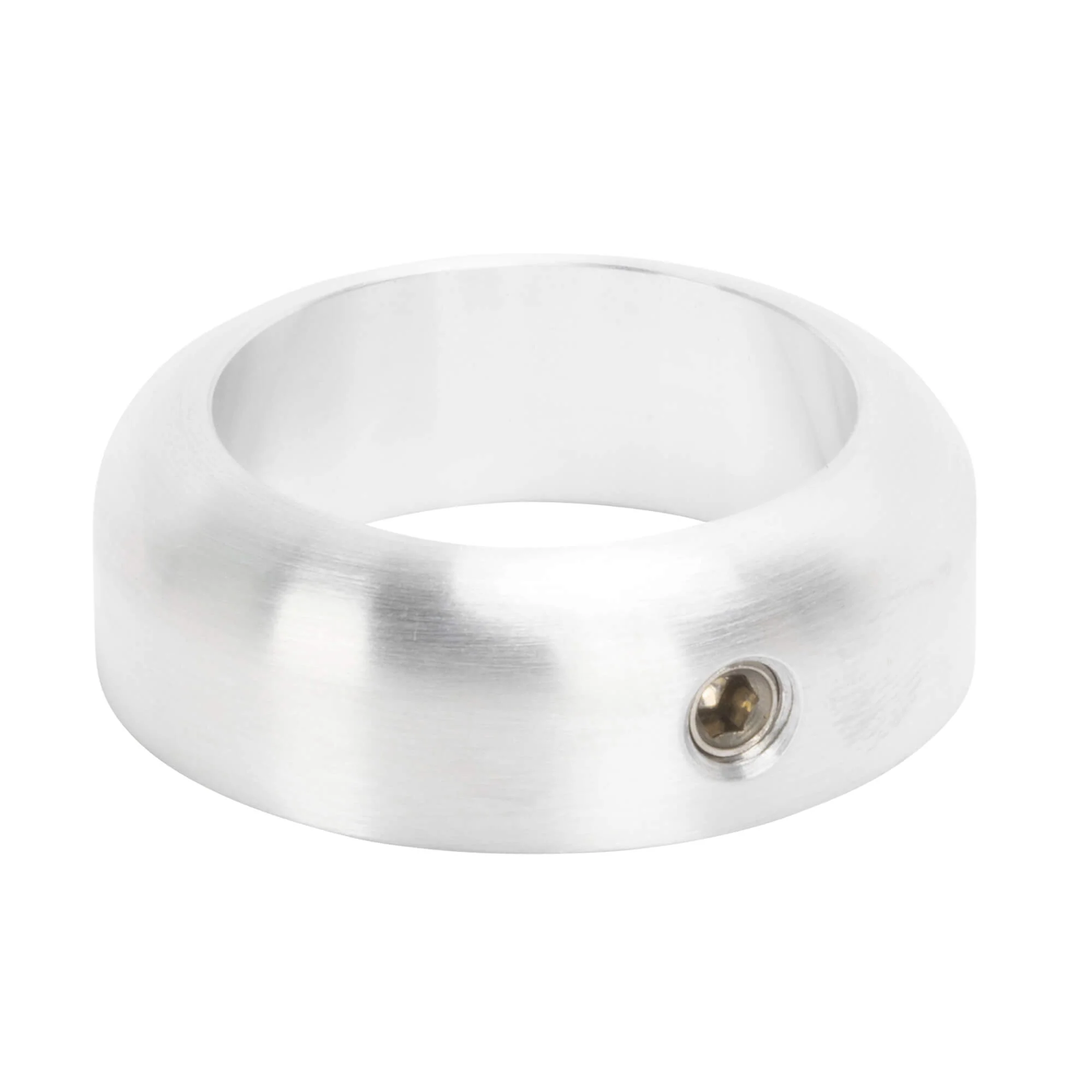 Handlebar 1 inch Grip Collar - Brushed Aluminum - Image 2