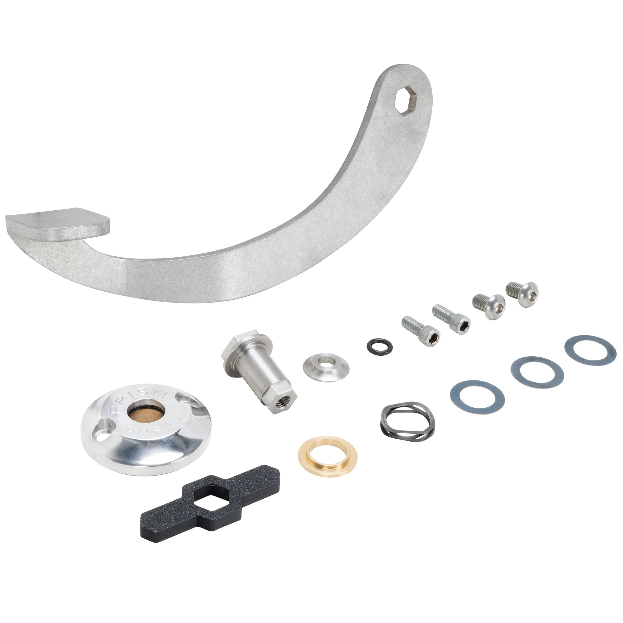 Inspection Cover Foot Clutch Kit - Polished Cover - 1991-1993 Harley-Davidson Sportster - Image 2