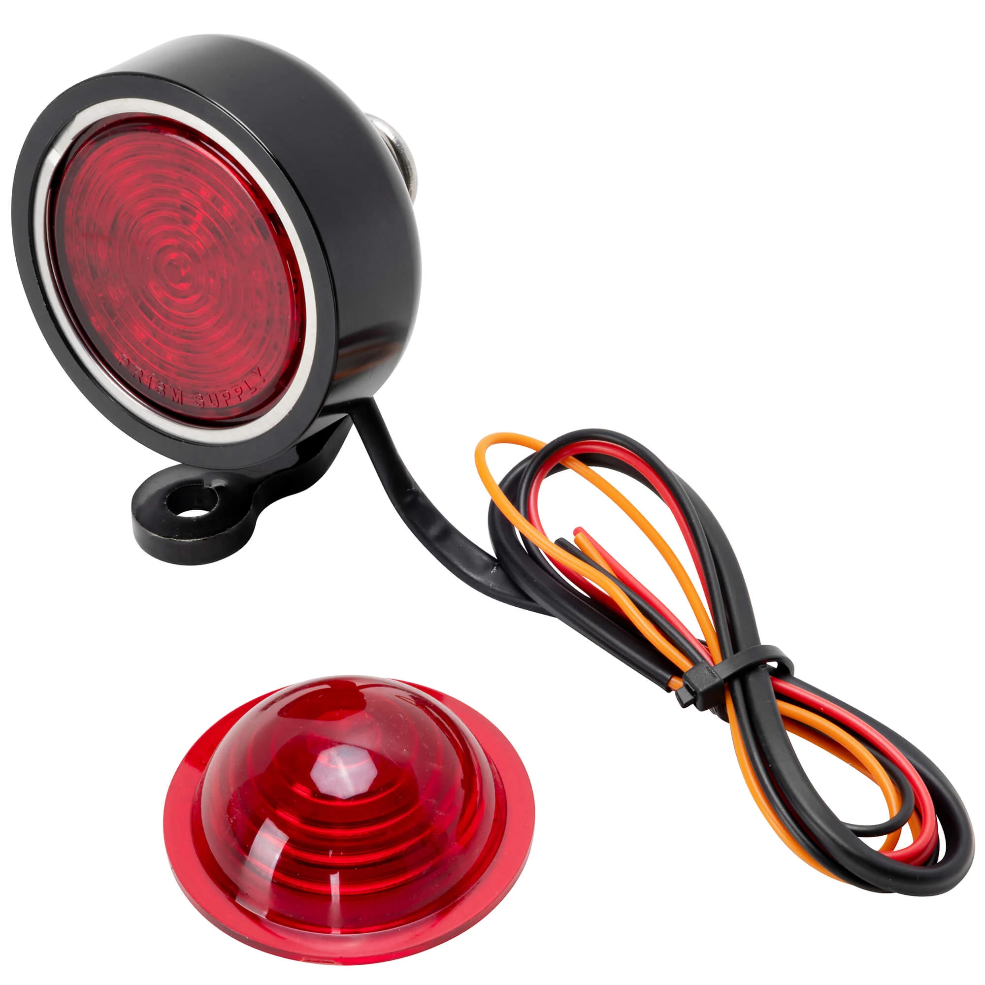 Prism Supply Co. 1.85 inch Speedster Tail Light - Gloss Black - Image 5