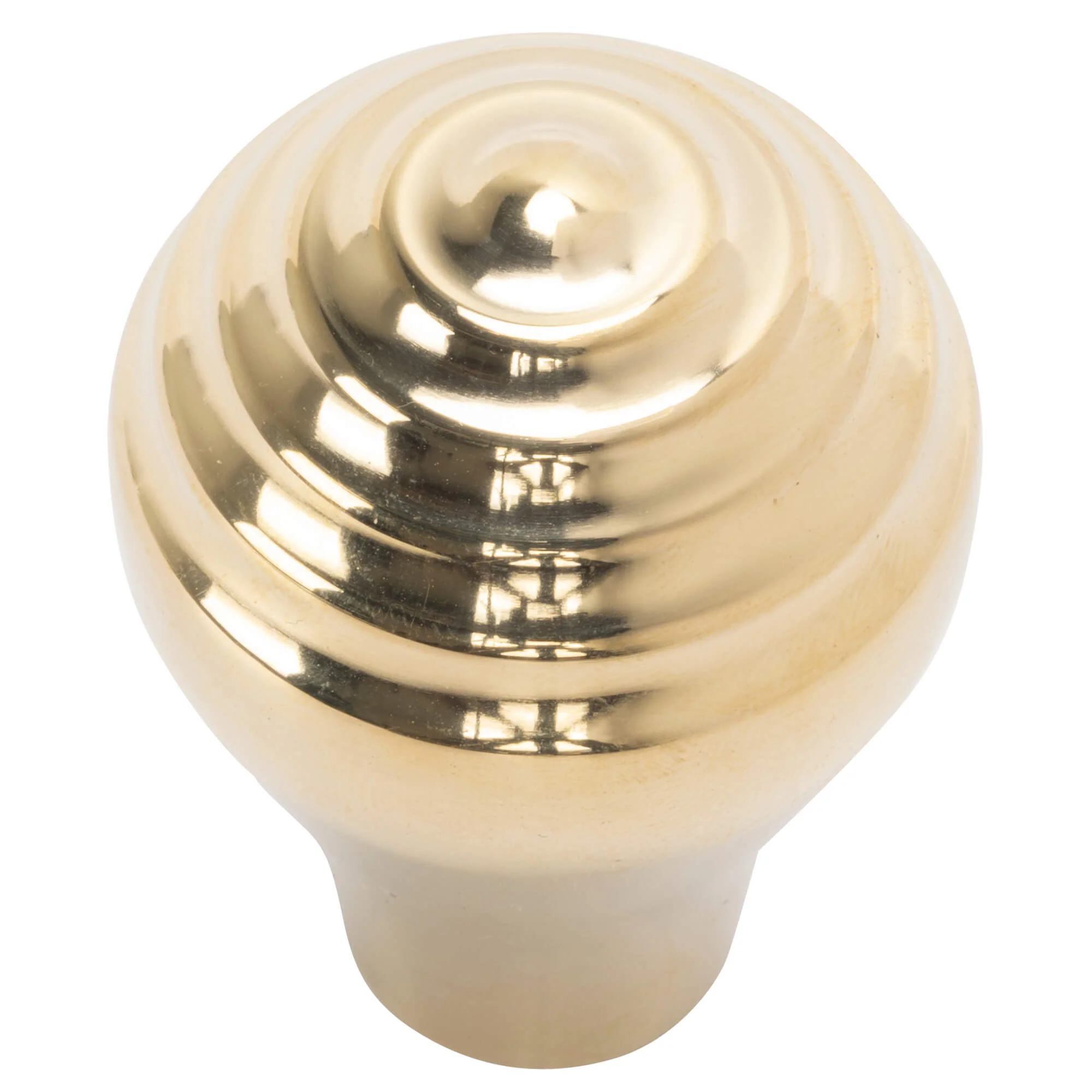 Ripple Shift Knob - Polished Brass - Image 3