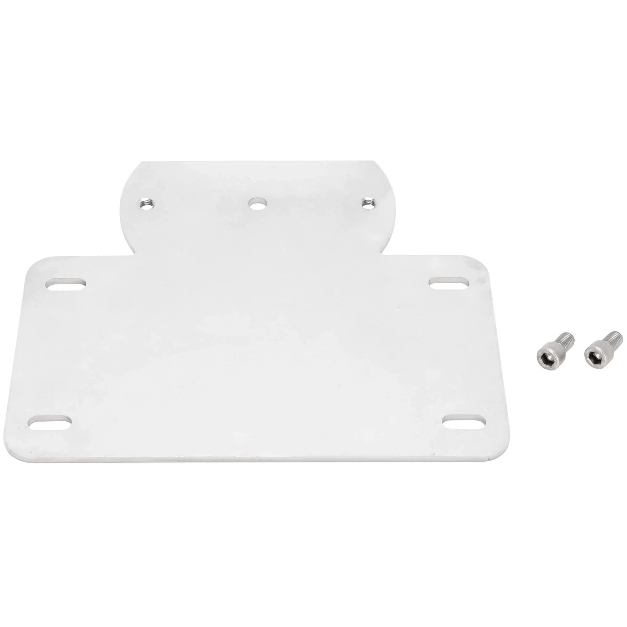 Weld-On Stainless Steel Light Mount With License Plate Bracket - Prism Supply Co. Box Chopper Tail Light