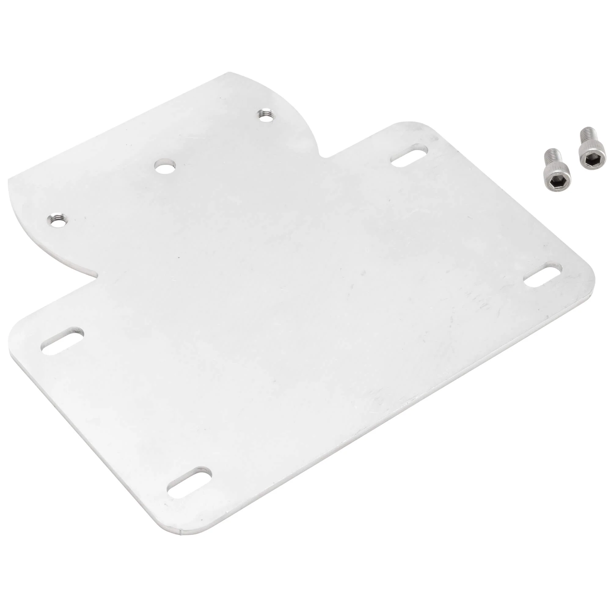 Weld-On Stainless Steel Light Mount With License Plate Bracket - Prism Supply Co. Box Chopper Tail Light - Image 2