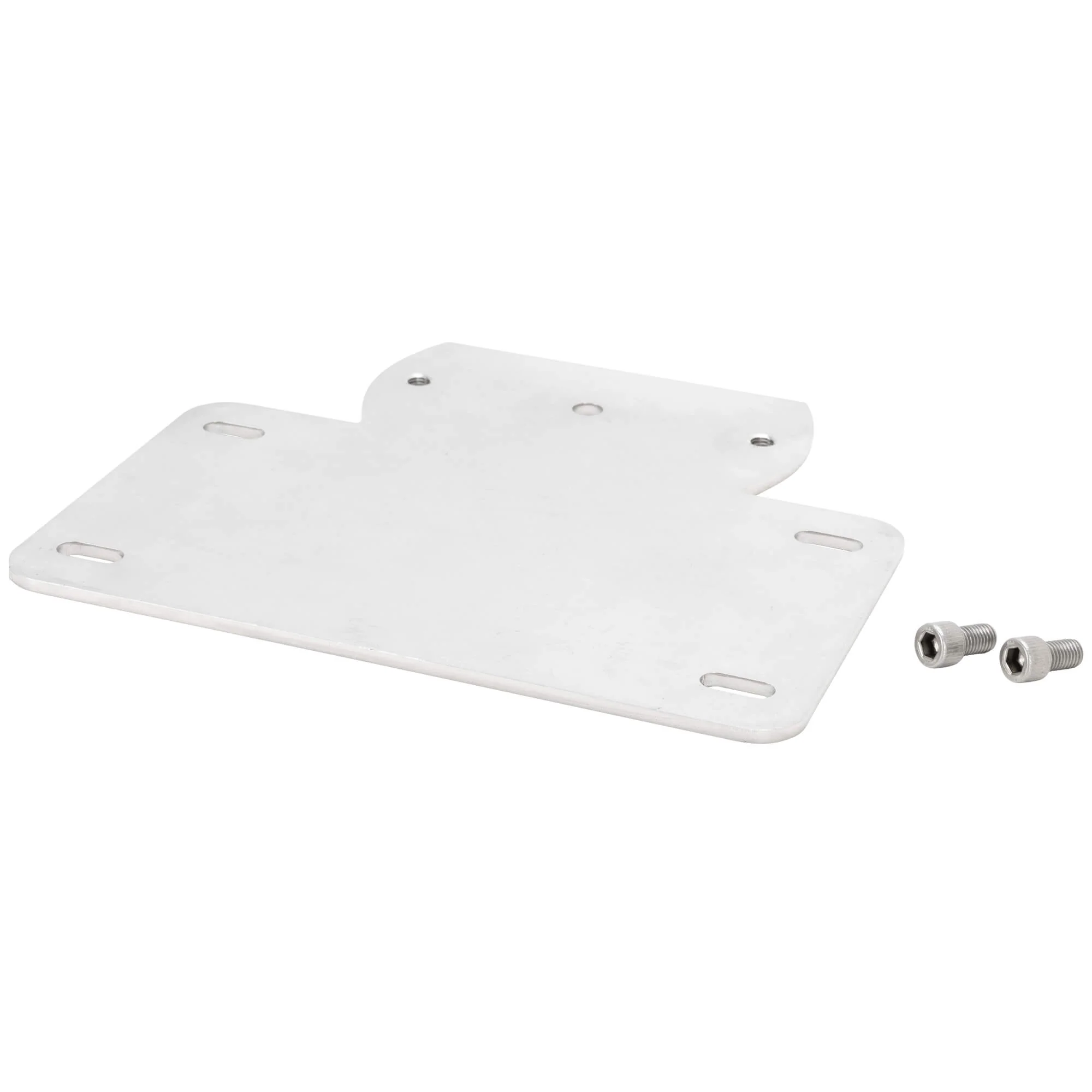 Weld-On Stainless Steel Light Mount With License Plate Bracket - Prism Supply Co. Box Chopper Tail Light - Image 3