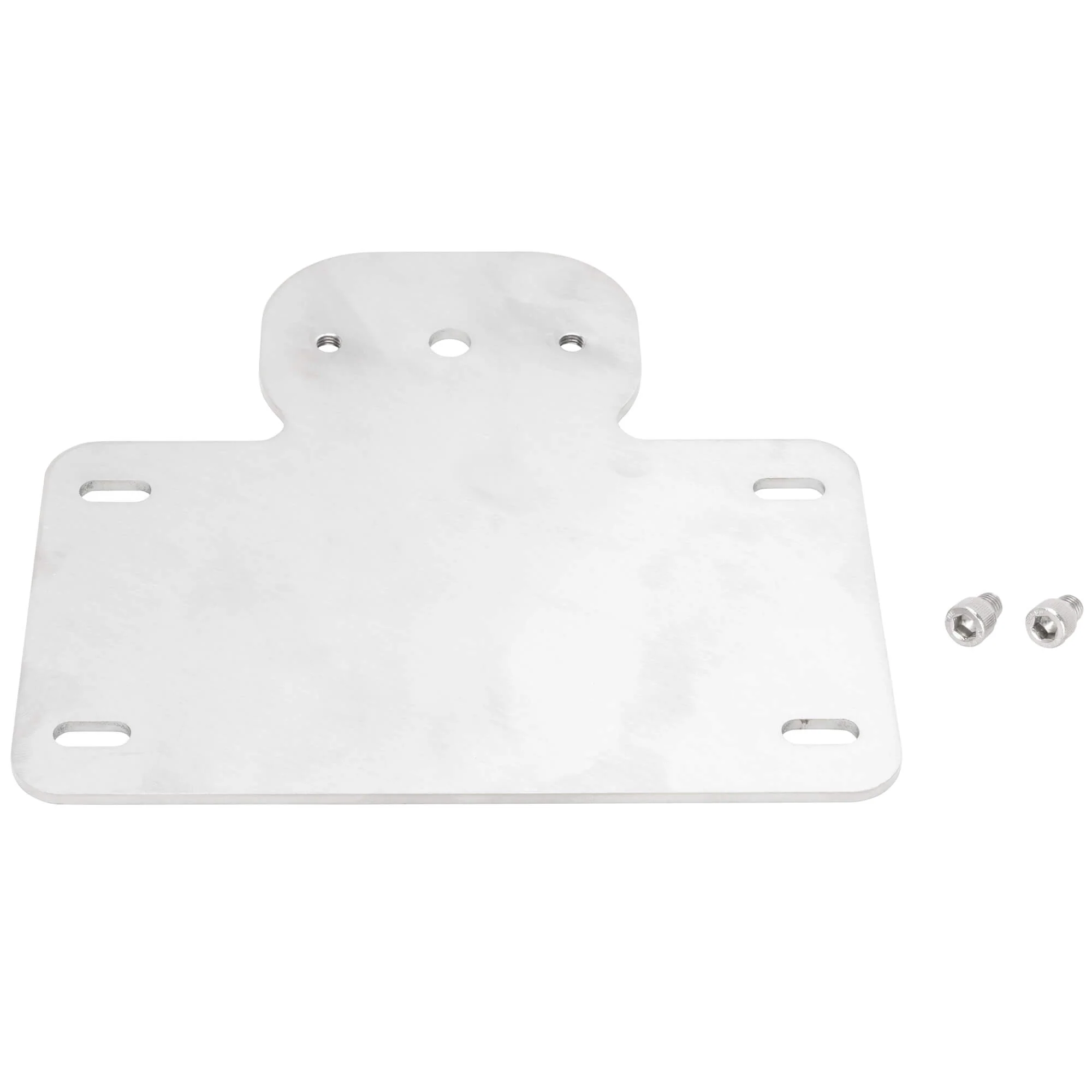 Weld-On Stainless Steel Light Mount With License Plate Bracket - Prism Supply Co. PS-41 Tail Light
