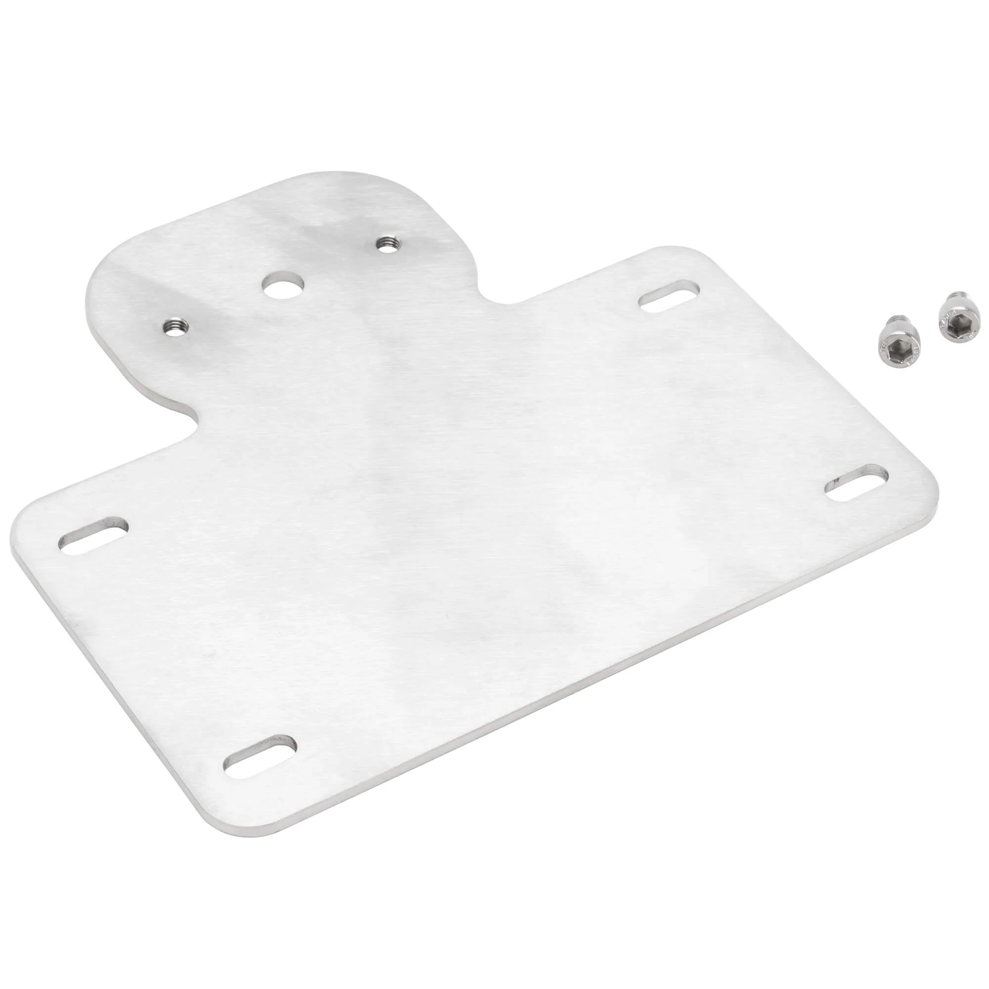 Weld-On Stainless Steel Light Mount With License Plate Bracket - Prism Supply Co. PS-41 Tail Light - Image 2