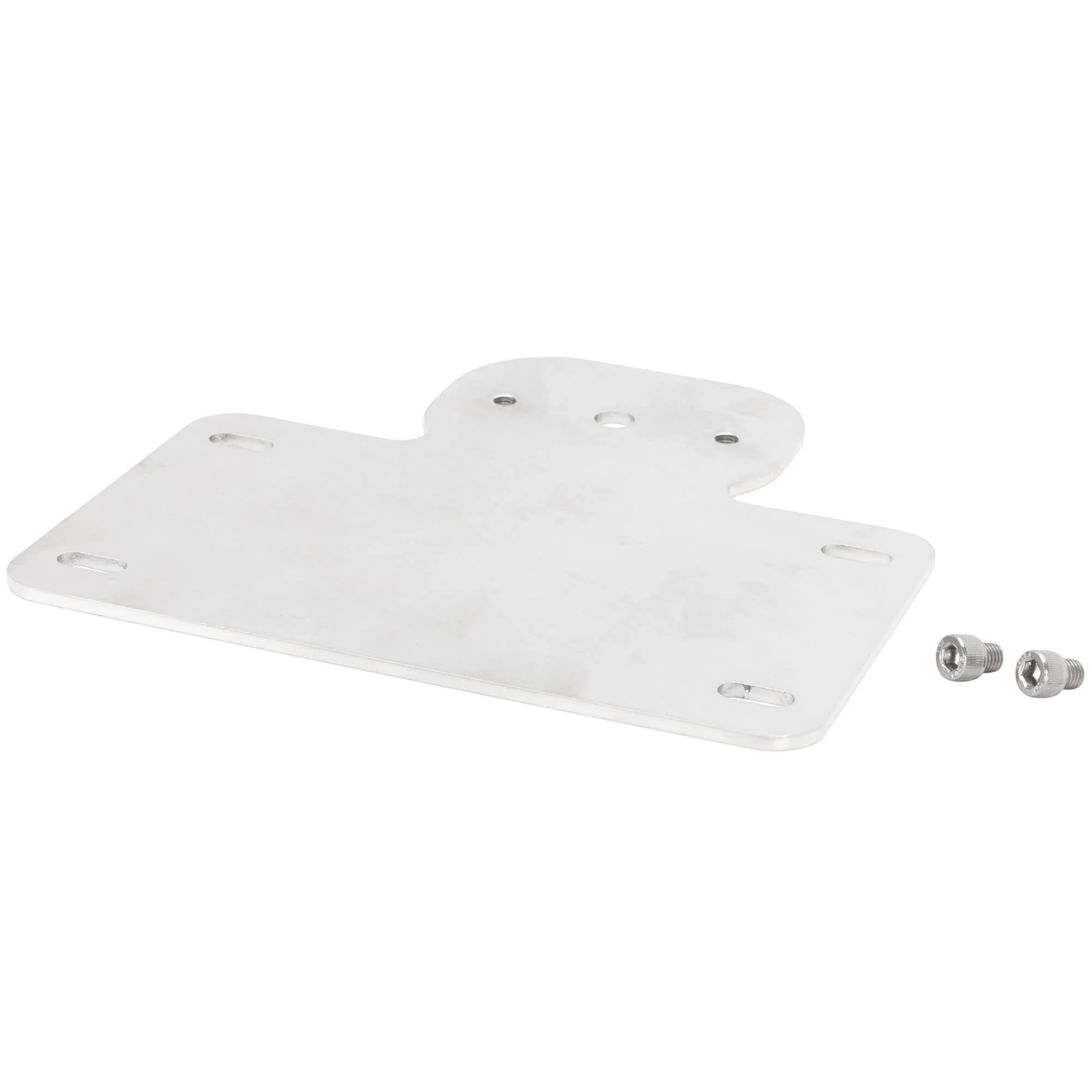 Weld-On Stainless Steel Light Mount With License Plate Bracket - Prism Supply Co. PS-41 Tail Light - Image 3