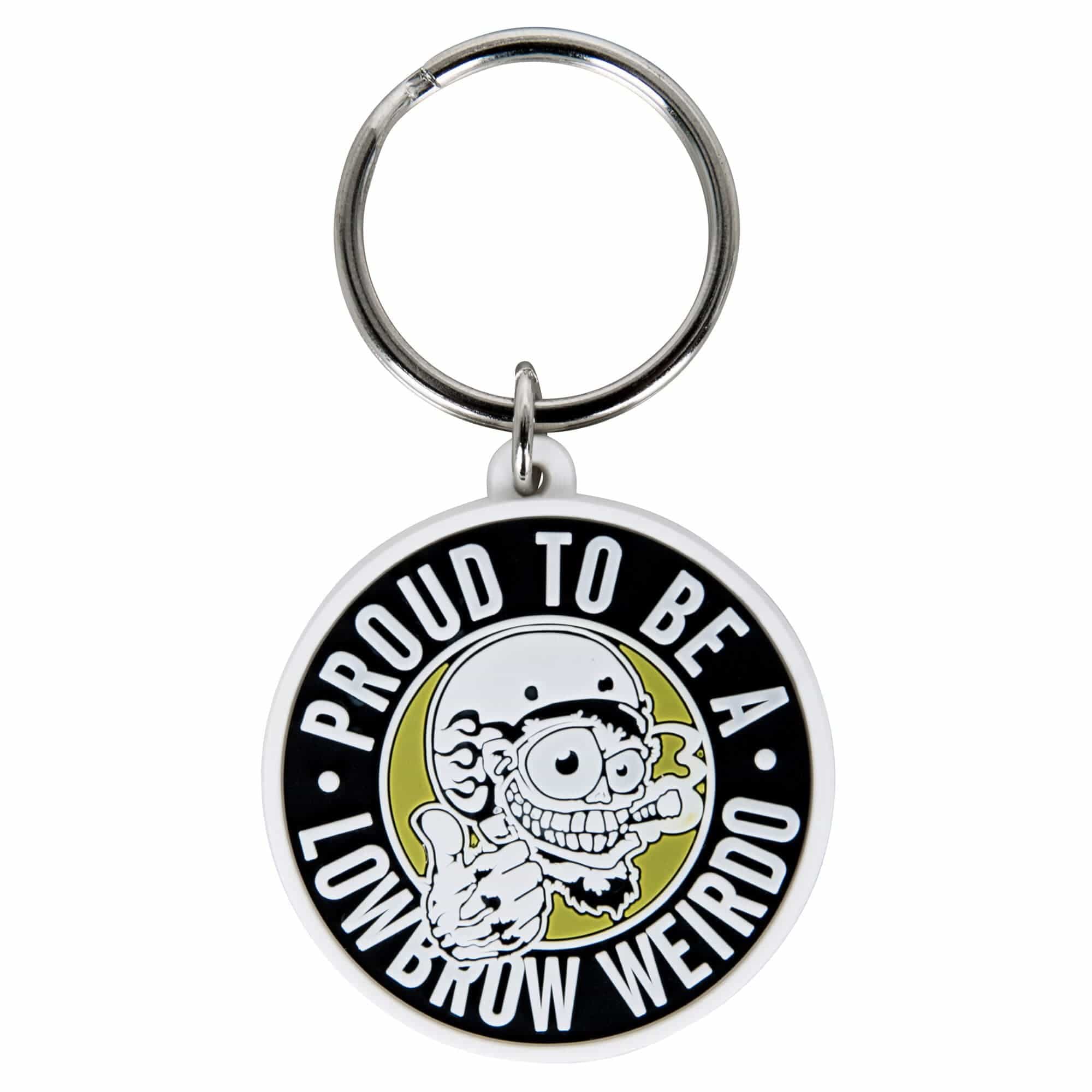 Proud To Be A Lowbrow Weirdo Keychain - Image 2
