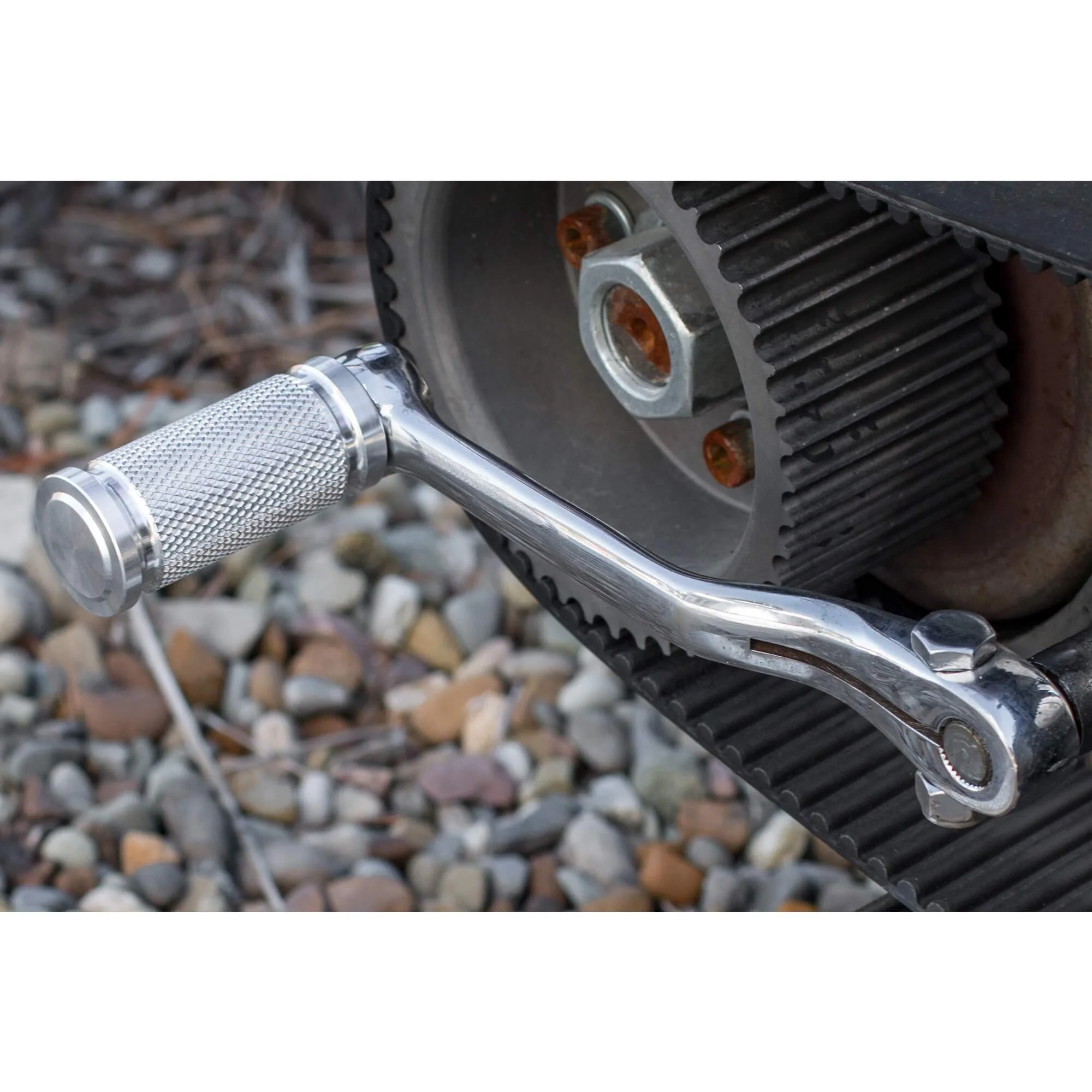 Pursuit Shifter Peg for Harleys - Raw Aluminum - Image 4