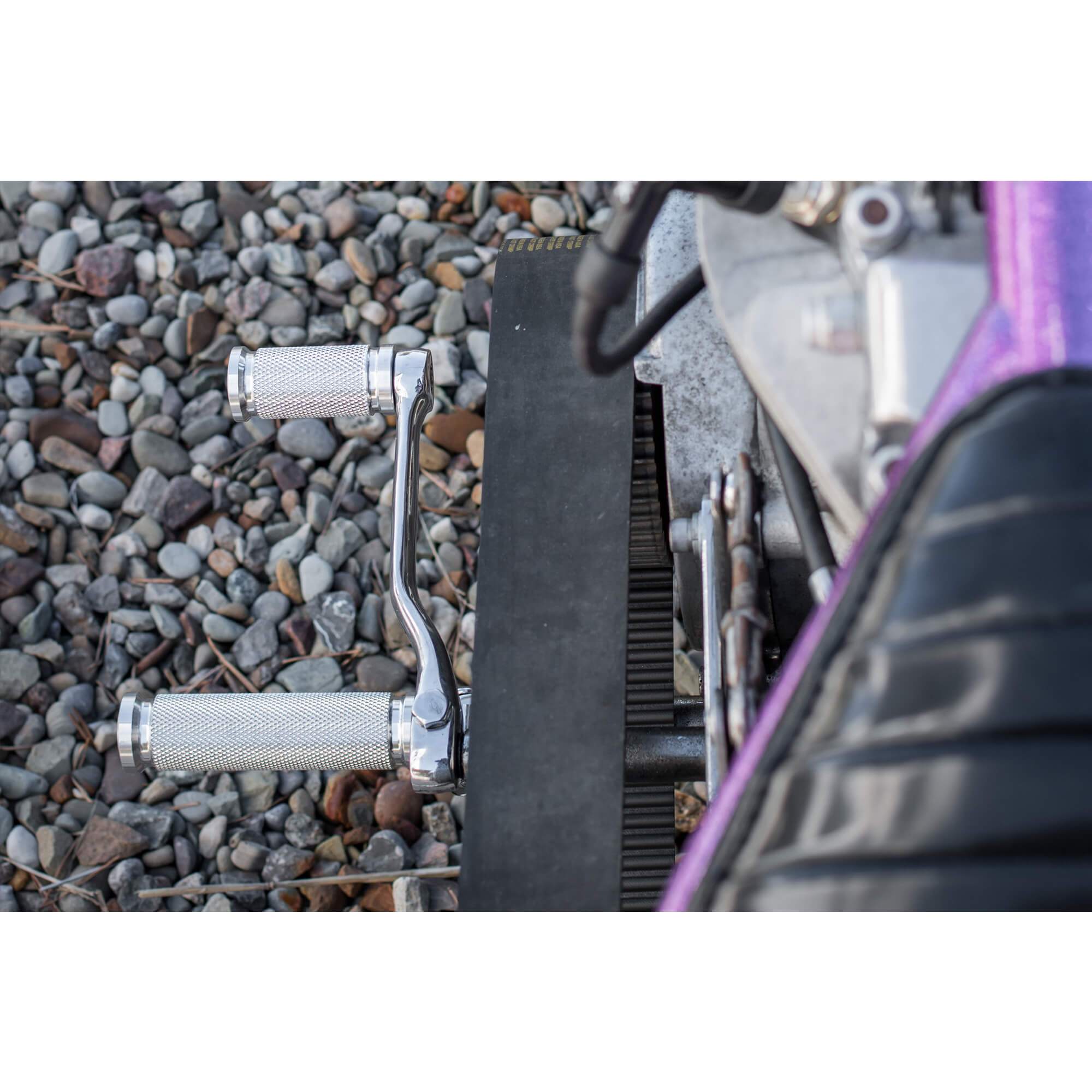 Pursuit Shifter Peg for Harleys - Raw Aluminum - Image 6