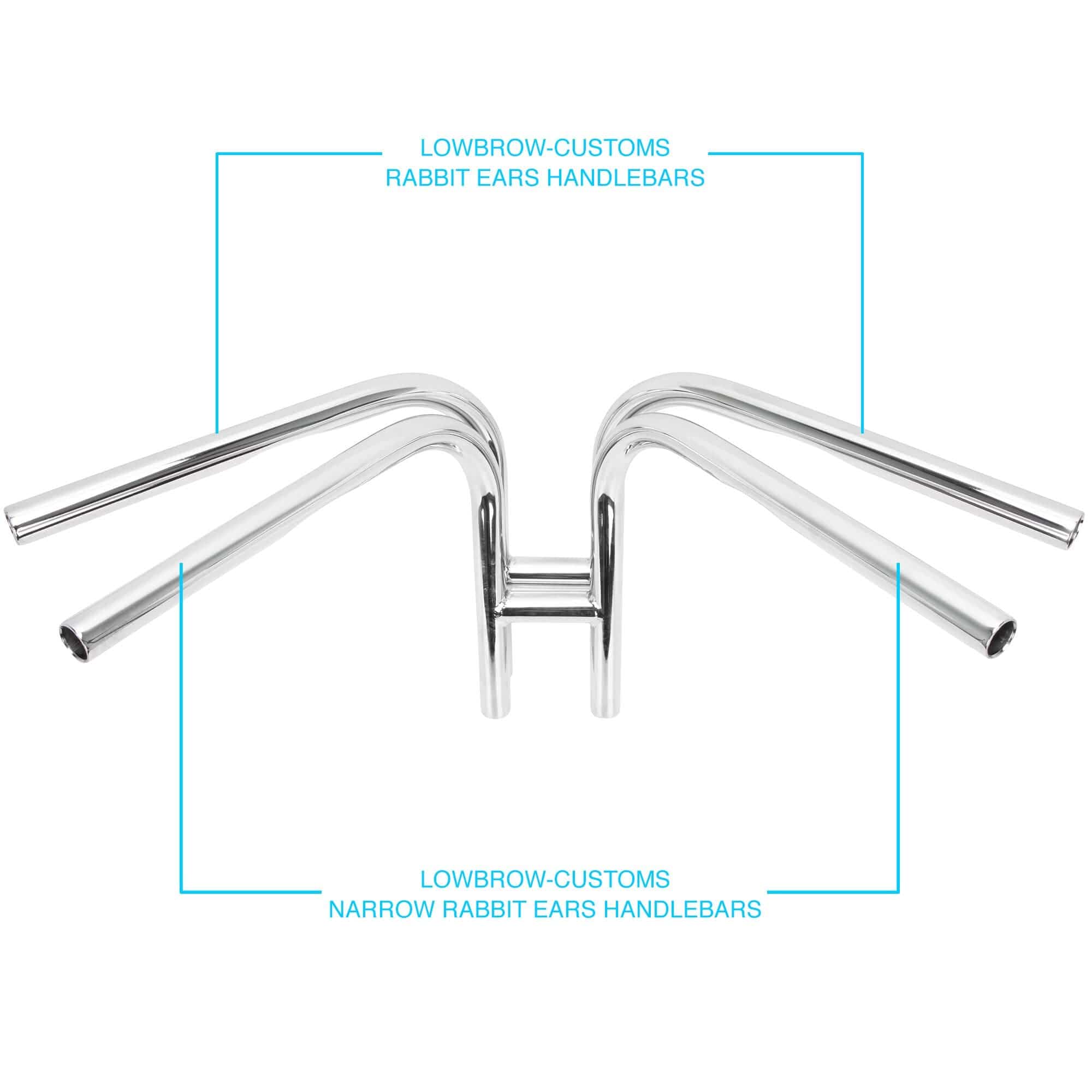 Rabbit Ears Handlebars - 1 inch - Black - Image 7