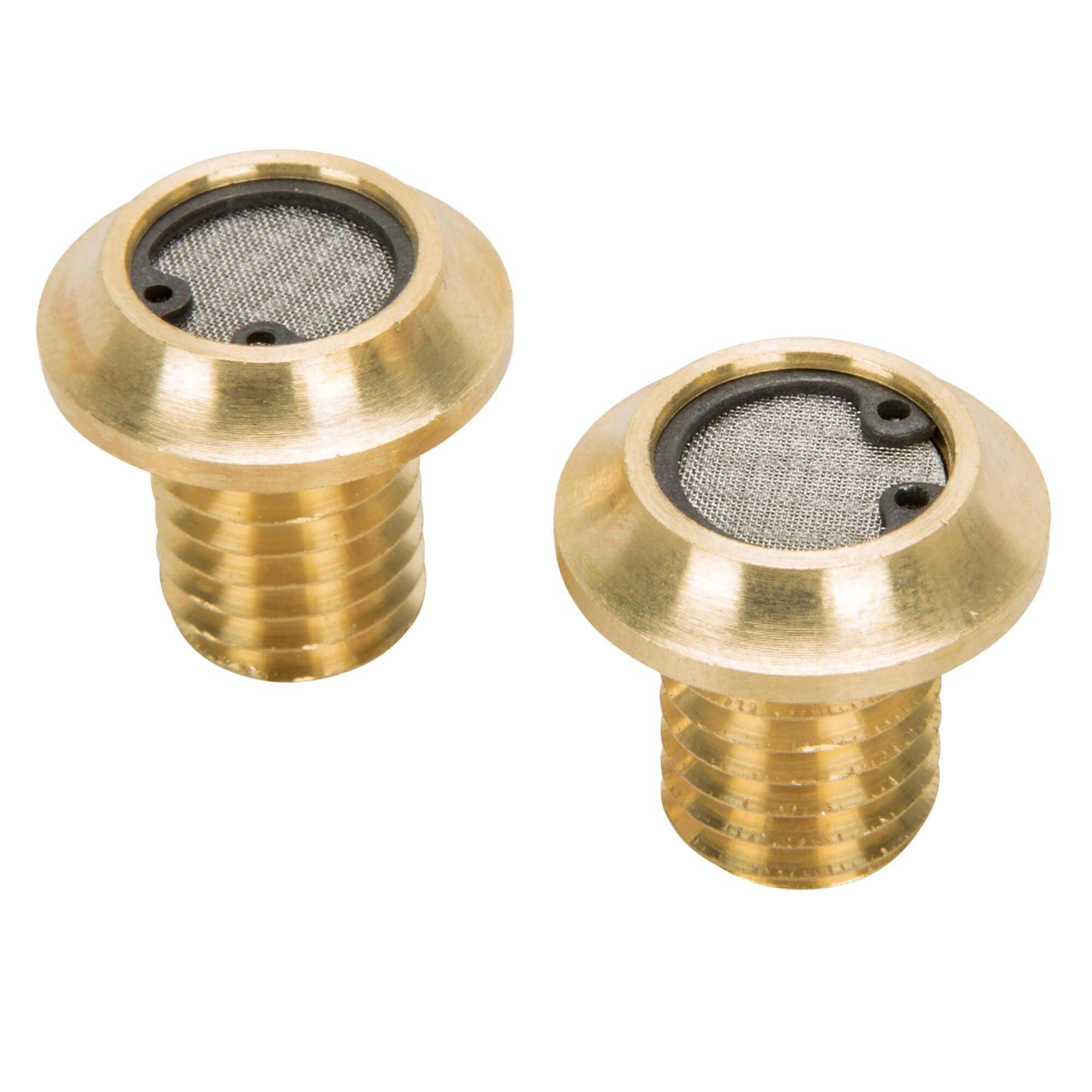 Radius Breather Bolts for Harley-Davidson Evo - Brass - Image 3