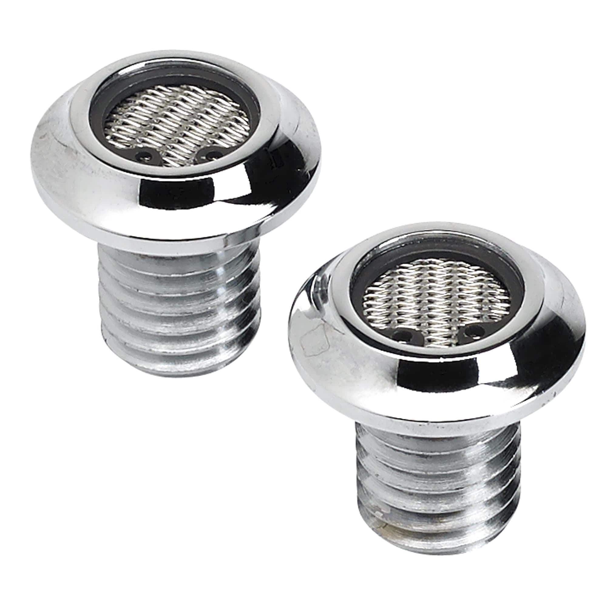 Radius Breather Bolts for Harley-Davidson Evo - Chrome Plated - Image 3