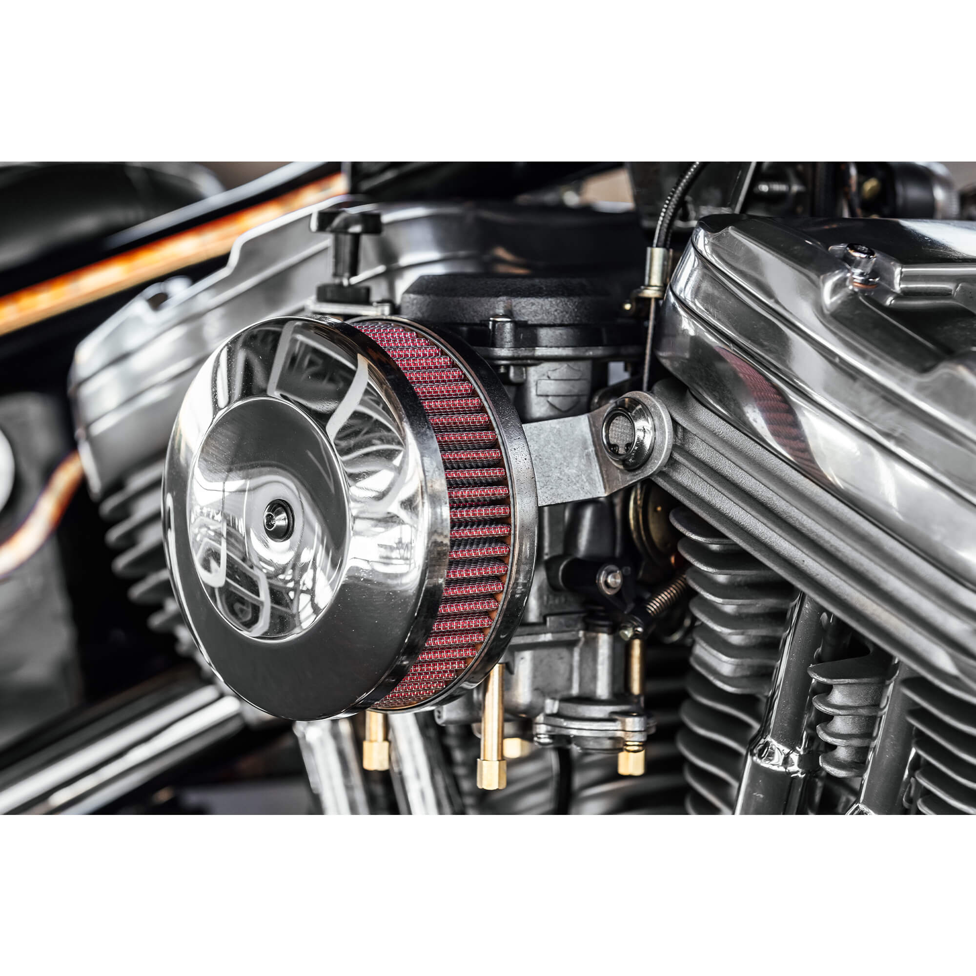 Radius Breather Bolts for Harley-Davidson Evo - Chrome Plated - Image 5
